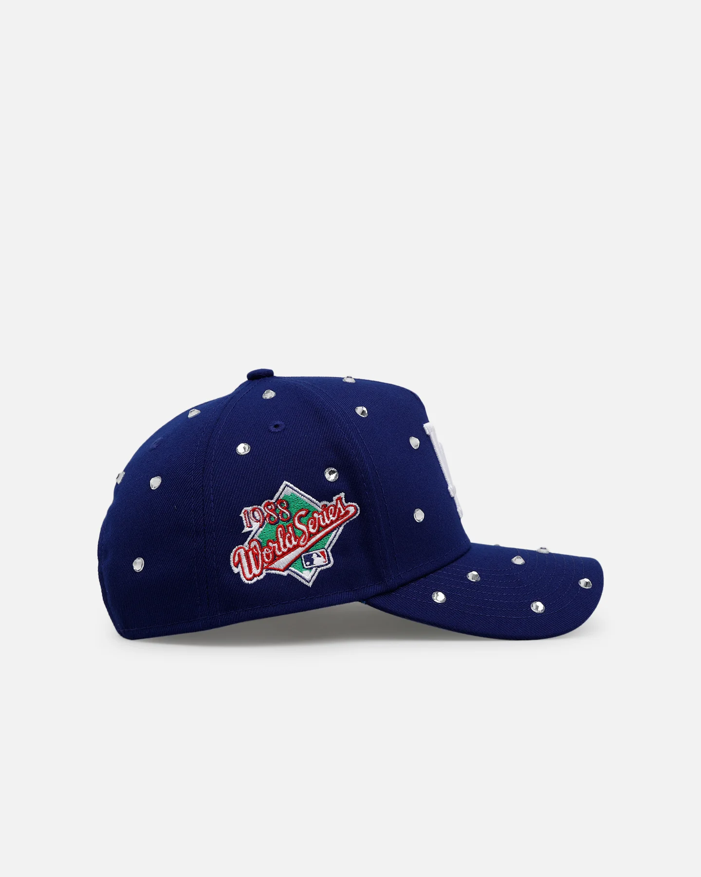 New Era Los Angeles Dodgers 'Embellishment' 9FORTY A-Frame Snapback Dark Royal - Image 3