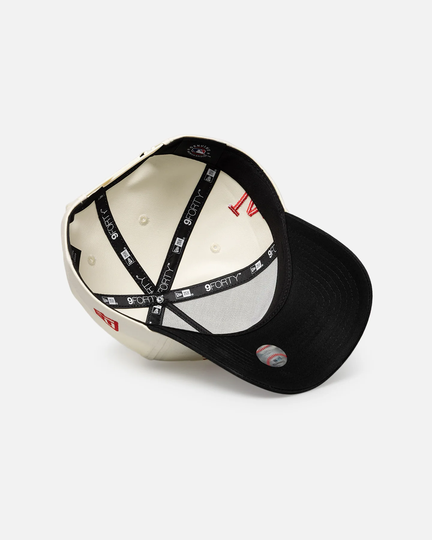New Era Los Angeles Dodgers 'Galloping Horse' 9FORTY A-Frame Snapback White/Black - Image 6