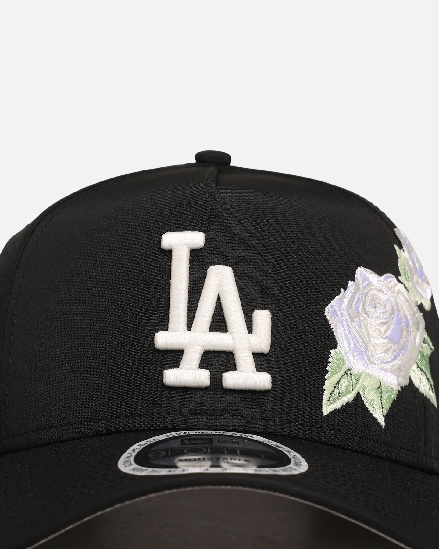 New Era Los Angeles Dodgers 'Glow Rose' 9FORTY A-Frame Snapback Black - Image 6