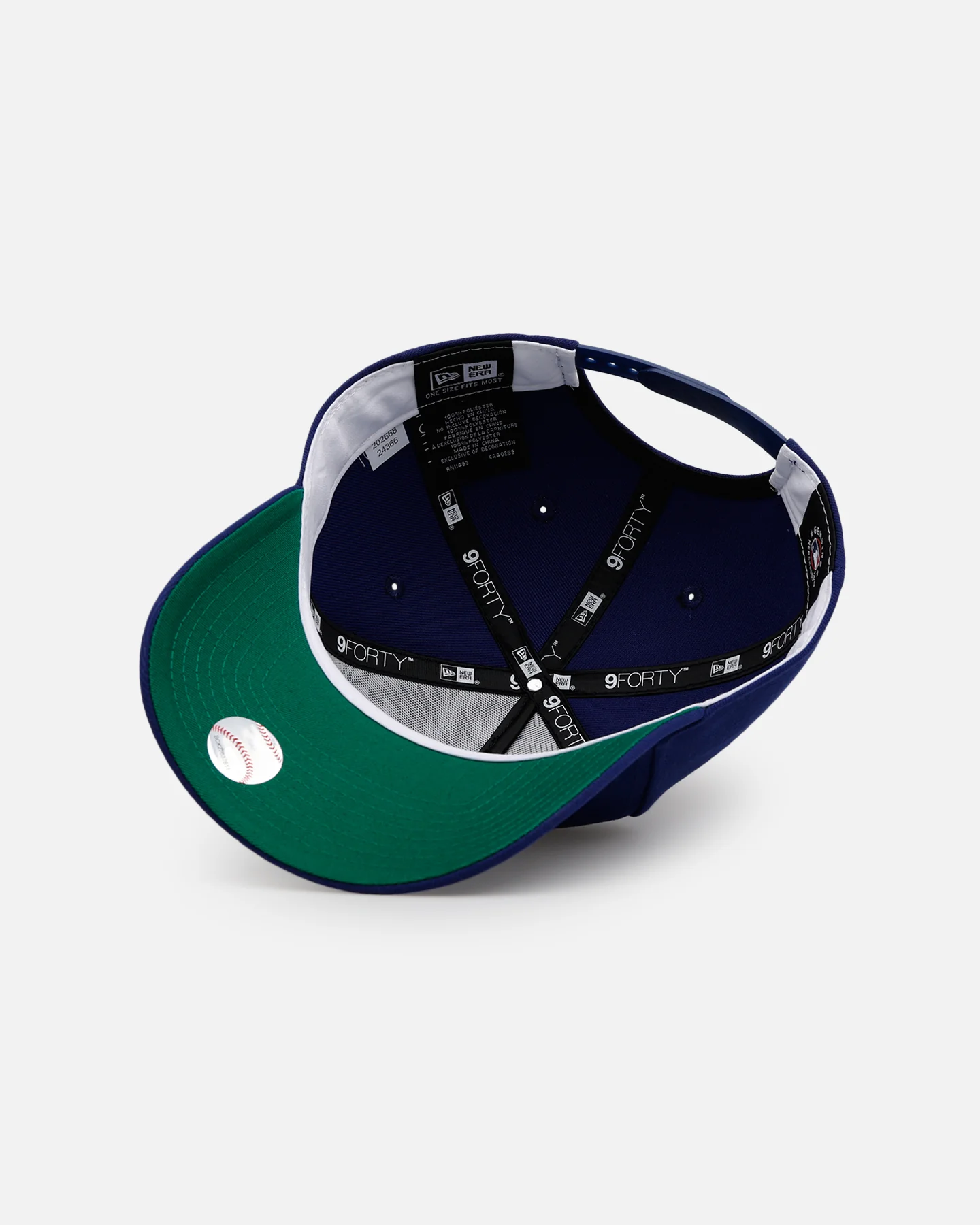New Era Los Angeles Dodgers 'Homage' 9FORTY A-Frame Snapback Dark Royal - Image 6
