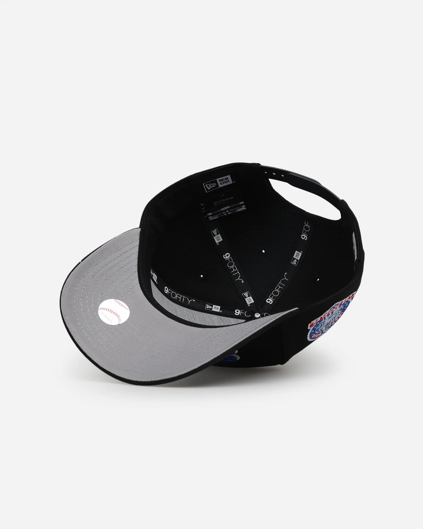 New Era Los Angeles Dodgers 'Metallic Wordmark' 9FORTY A-Frame Snapback Black - Image 6