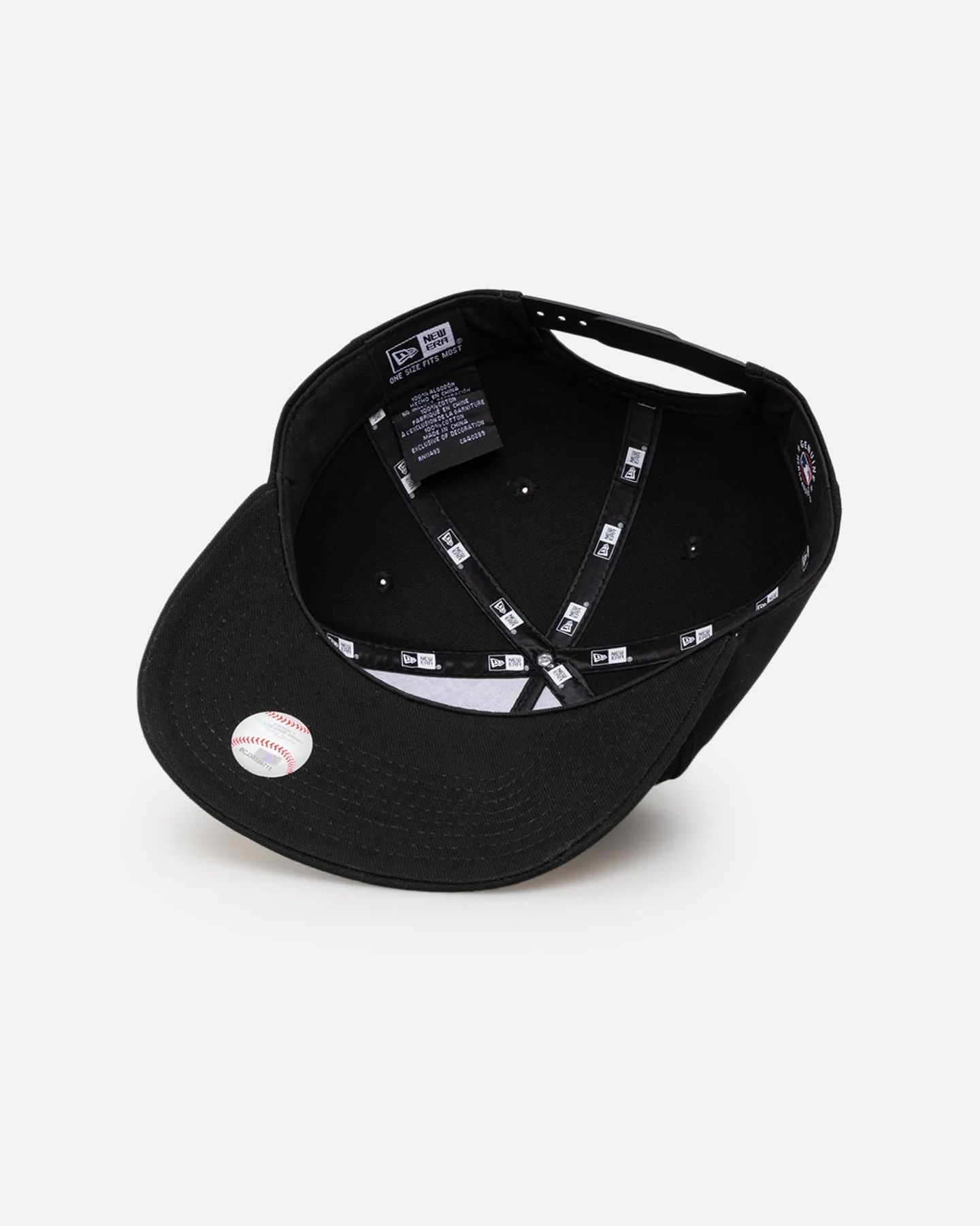 New Era Los Angeles Dodgers 'Military Patch' Pre-Curved Golfer Snapback Black - Image 7