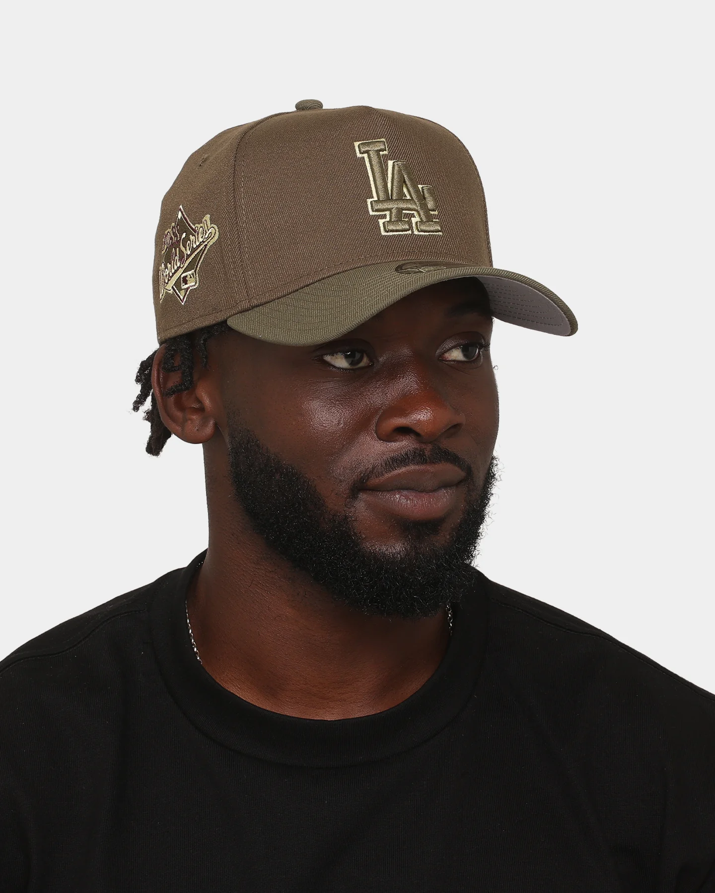 New Era Los Angeles Dodgers 'Mixed Olives' World Series 9FORTY A-Frame Snapback Mixed Olives - Image 2