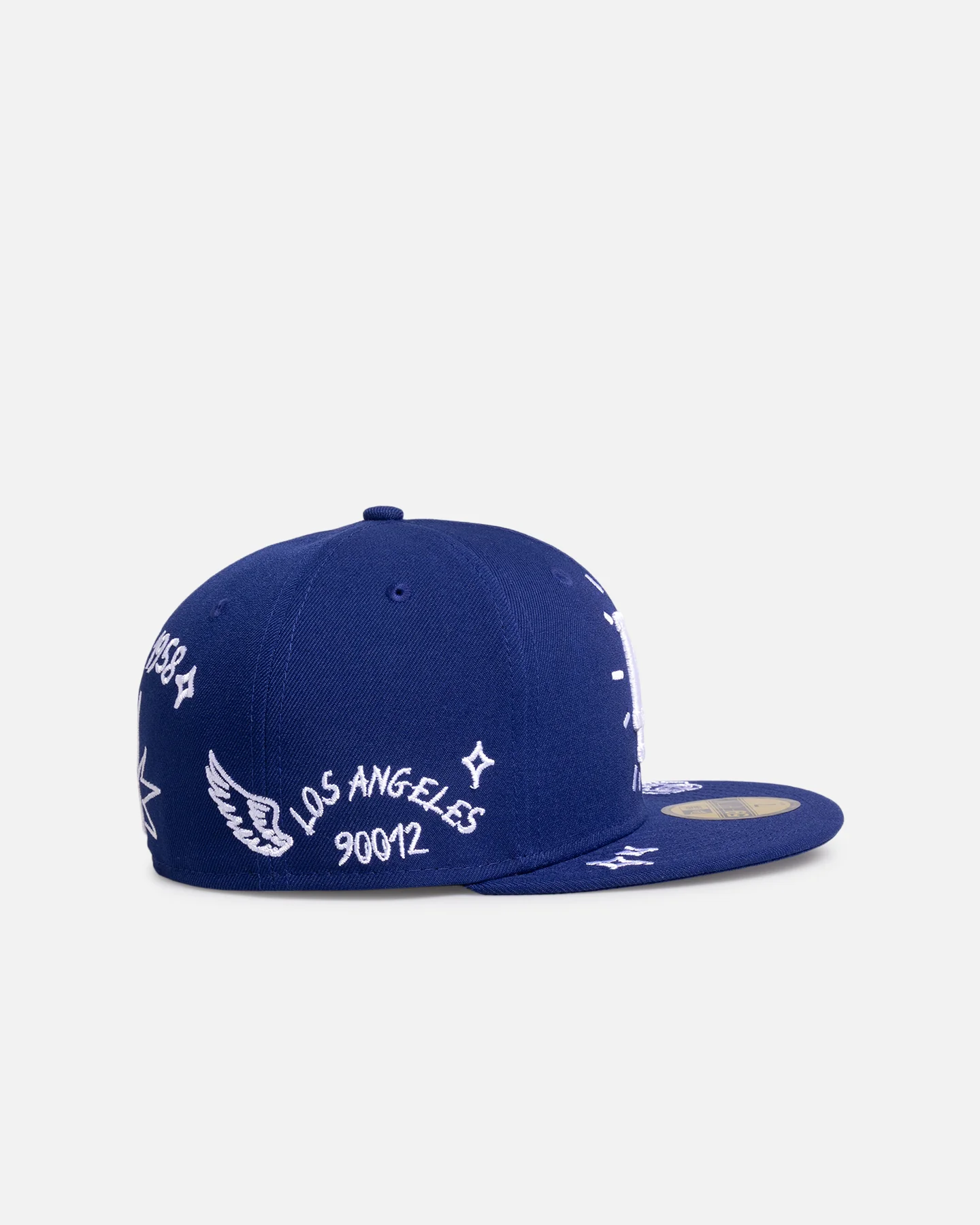 New Era Los Angeles Dodgers 'MLB Scribble' 59FIFTY Fitted Dark Blue - Image 3
