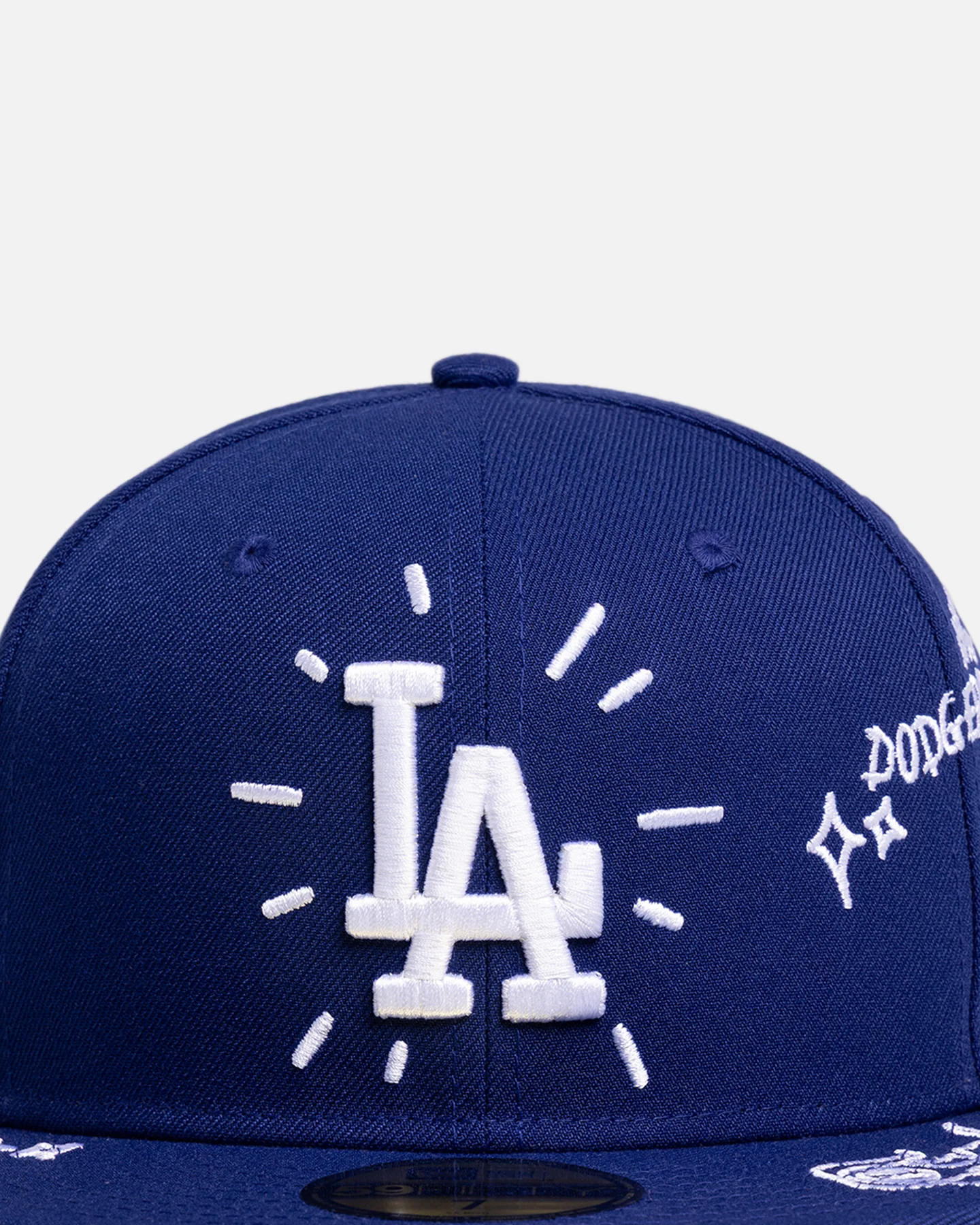 New Era Los Angeles Dodgers 'MLB Scribble' 59FIFTY Fitted Dark Blue - Image 5