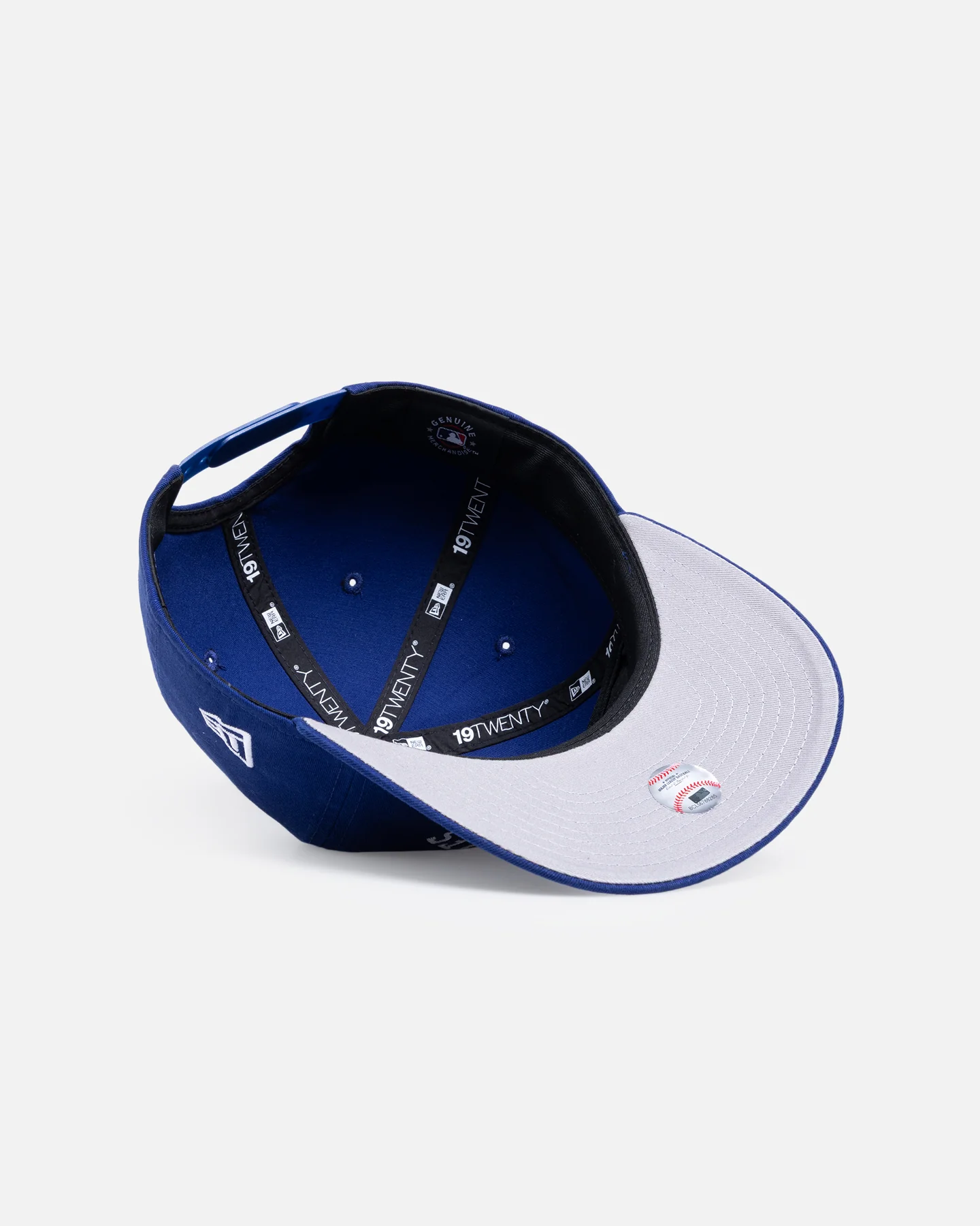 New Era Los Angeles Dodgers 'MLB Stacked Logo' 19TWENTY Snapback Dark Blue - Image 6