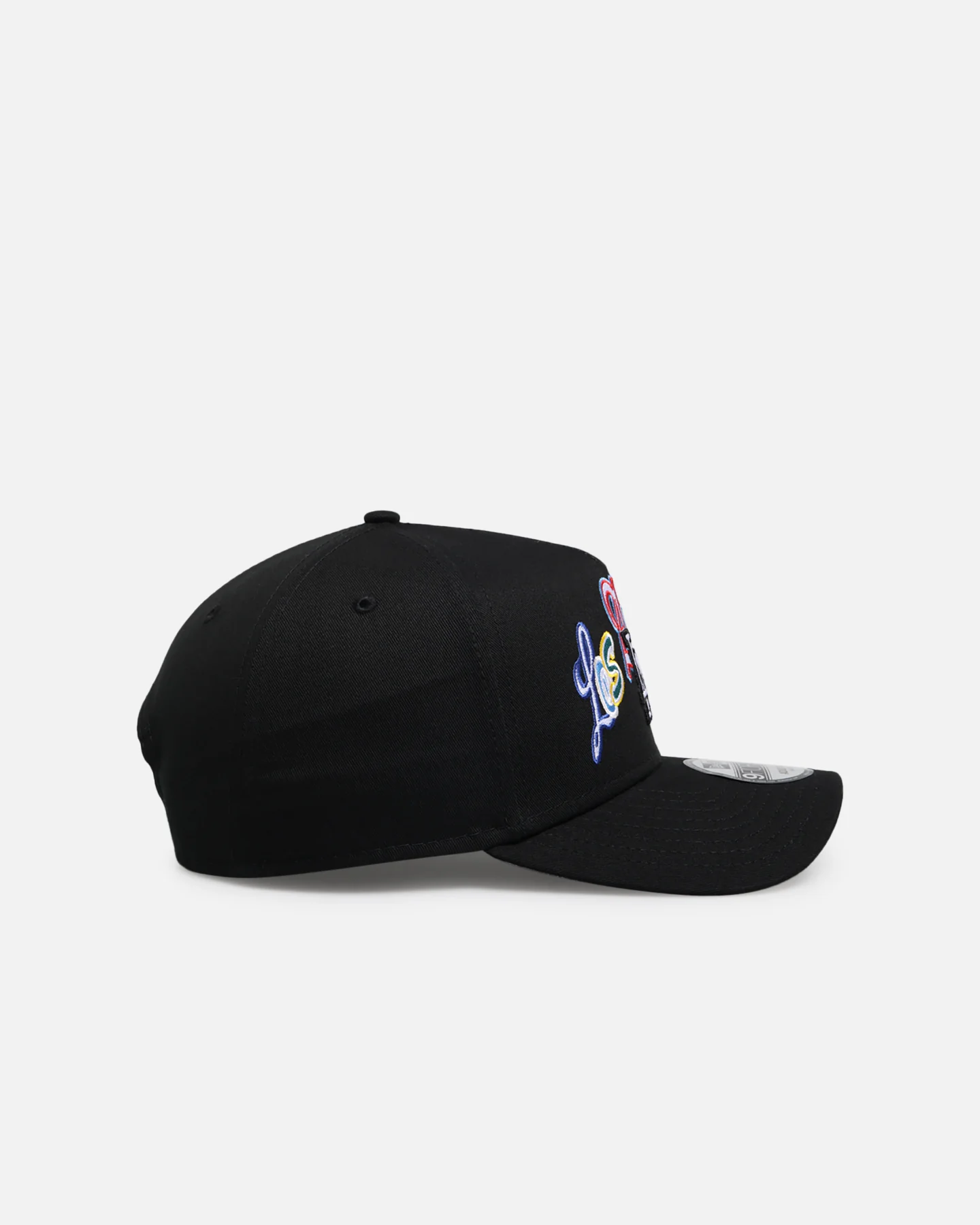 New Era Los Angeles Dodgers 'Multi Letter' 9FORTY A-Frame Snapback Black - Image 3