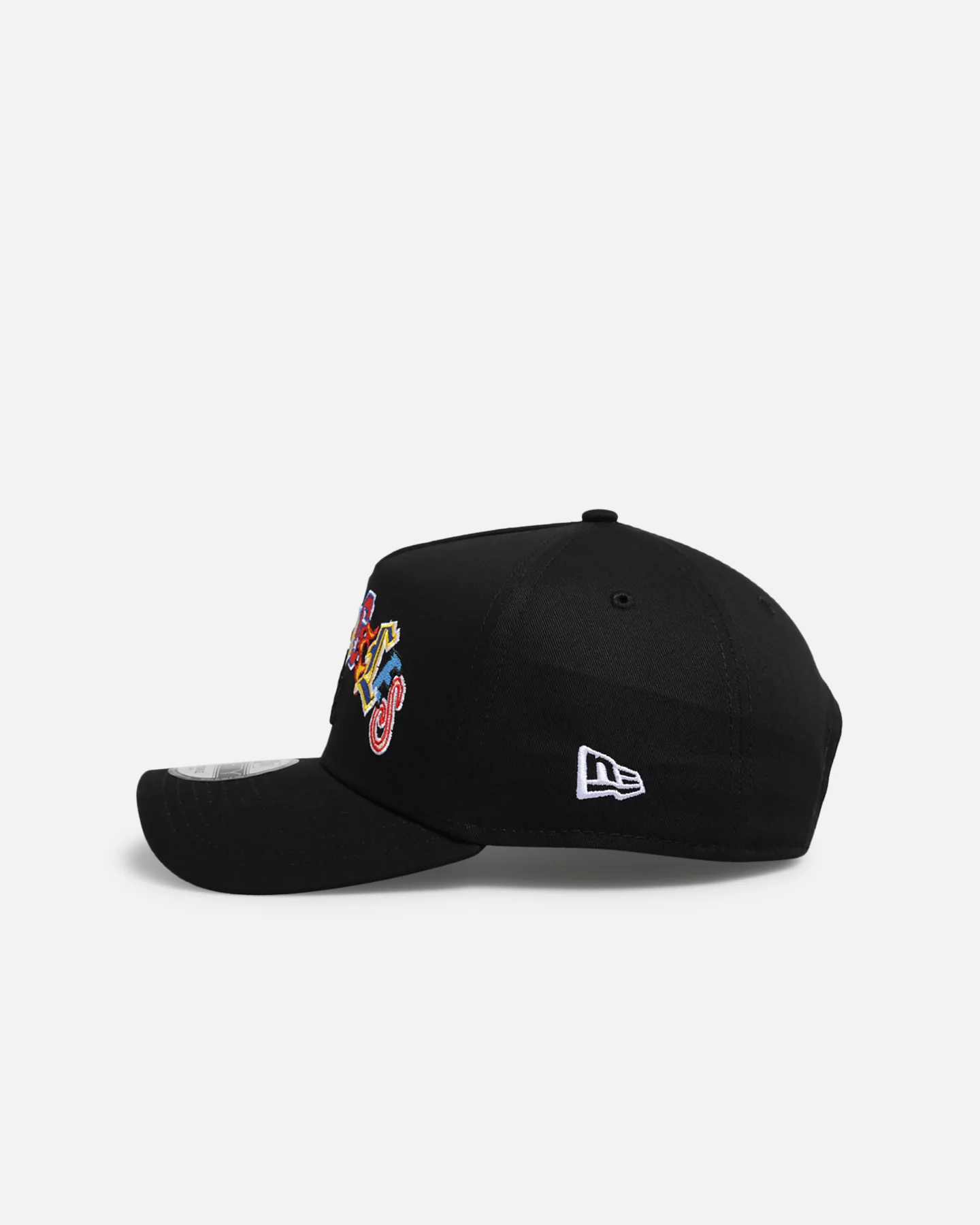 New Era Los Angeles Dodgers 'Multi Letter' 9FORTY A-Frame Snapback Black - Image 4