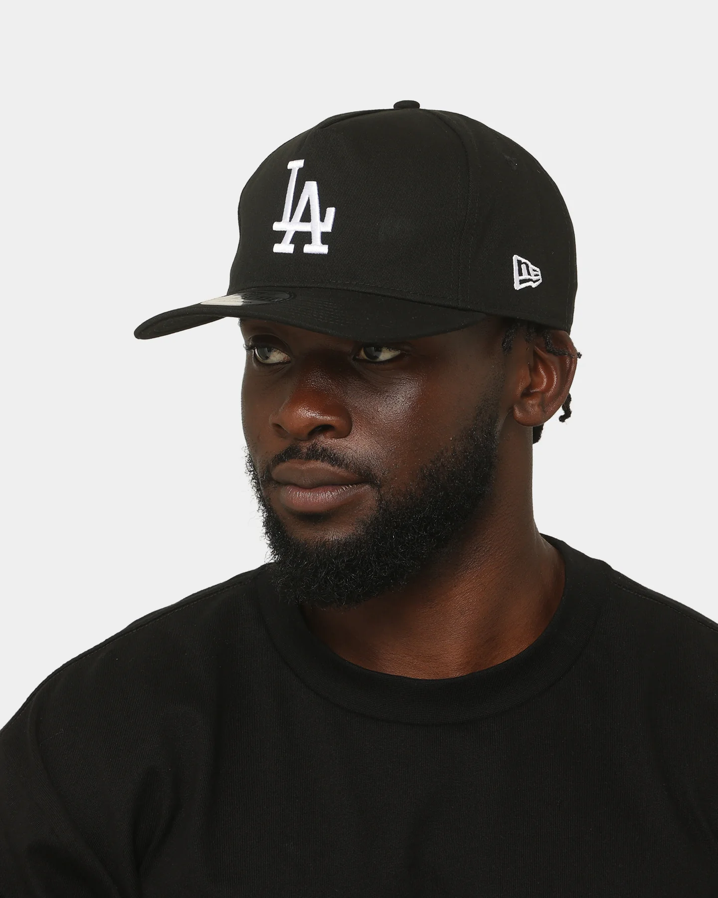 New Era Los Angeles Dodgers Old Golfer Snapback Black/White - Image 2