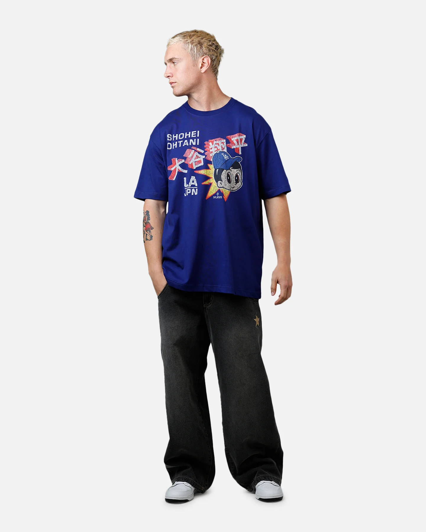 New Era Los Angeles Dodgers Ohtani T-Shirt Blue - Image 3