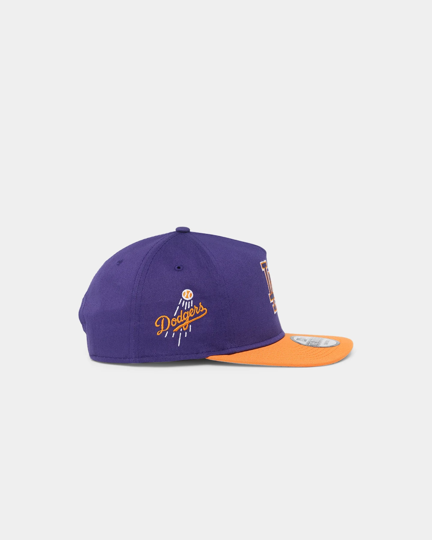 New Era Los Angeles Dodgers "Purple Valley" Old Golfer Snapback Purple/Orange - Image 4