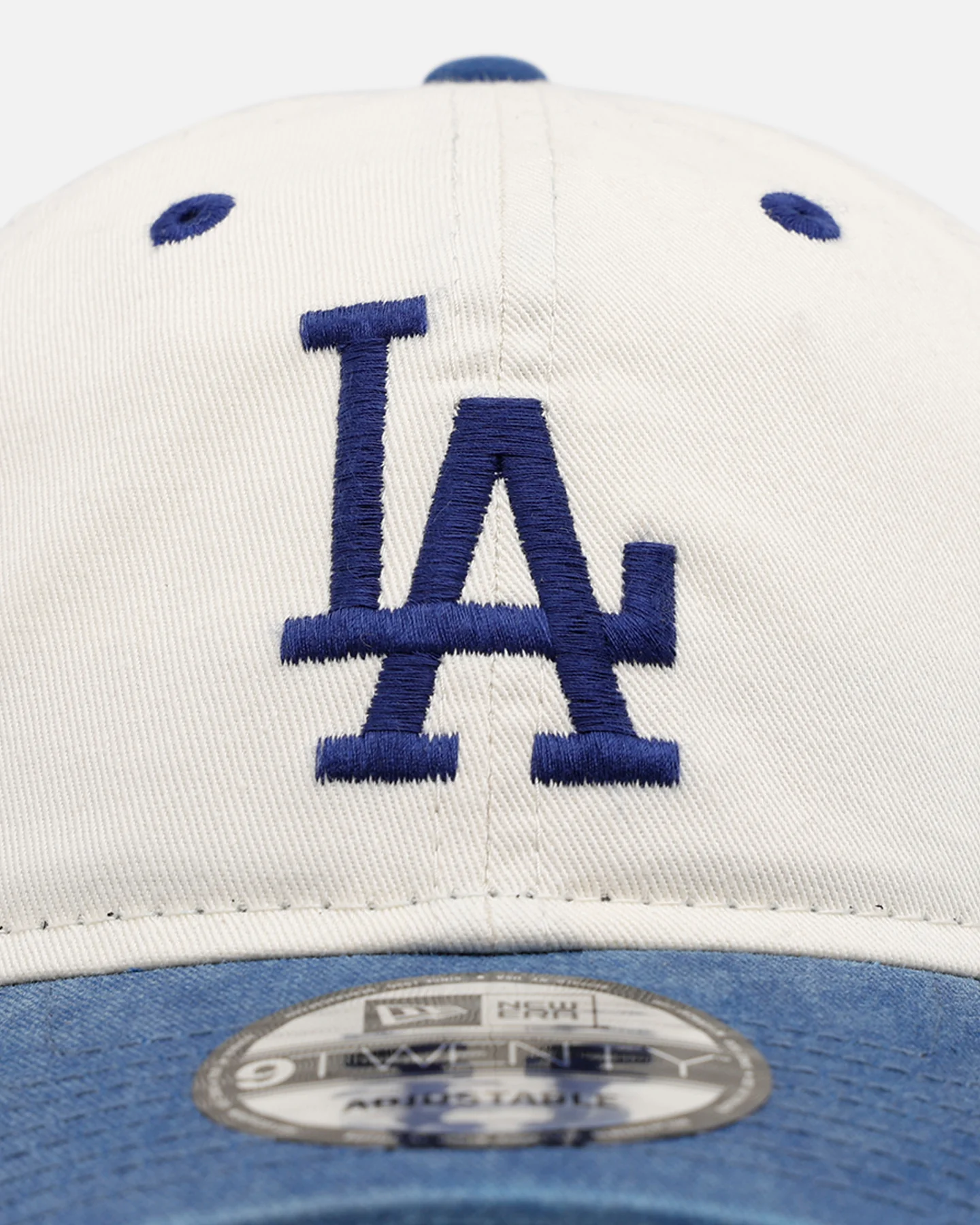 New Era Los Angeles Dodgers 'Sidescript' 9TWENTY Strapback Blue - Image 5