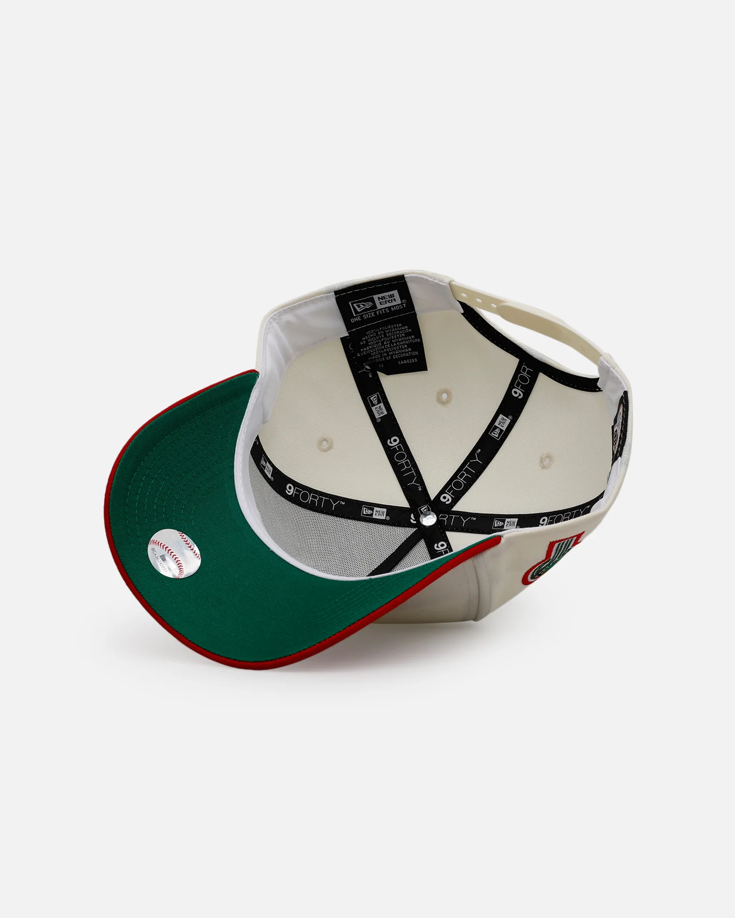New Era Los Angeles Dodgers 'Strawberry' 9FORTY A-Frame Snapback Chrome/Red - Image 6