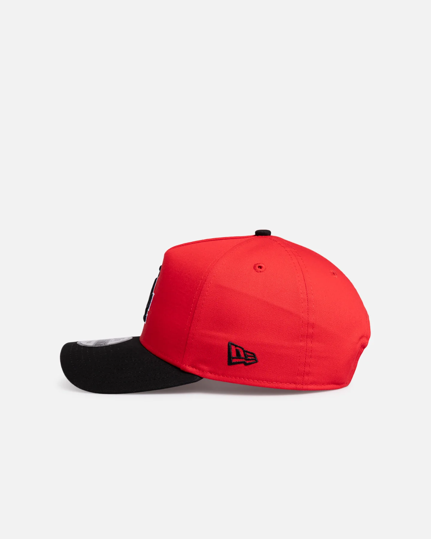 New Era Los Angeles Dodgers 'Two-Tone' 9FORTY A-Frame Snapback Red/Black - Image 4
