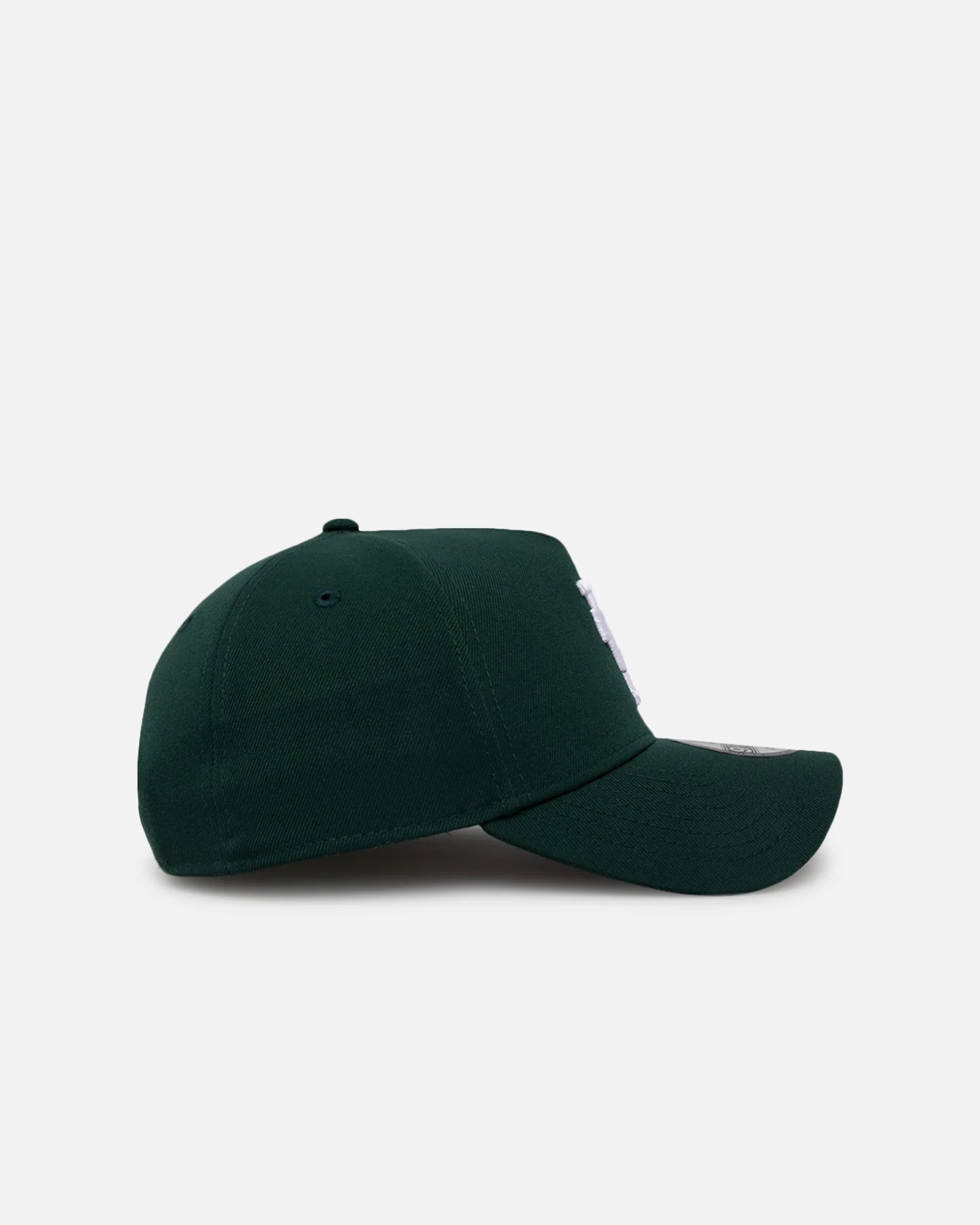 New Era Los Angeles Dodgers 'Upside Down LA Logo' 9FORTY A-Frame Snapback Dark Green - Image 3