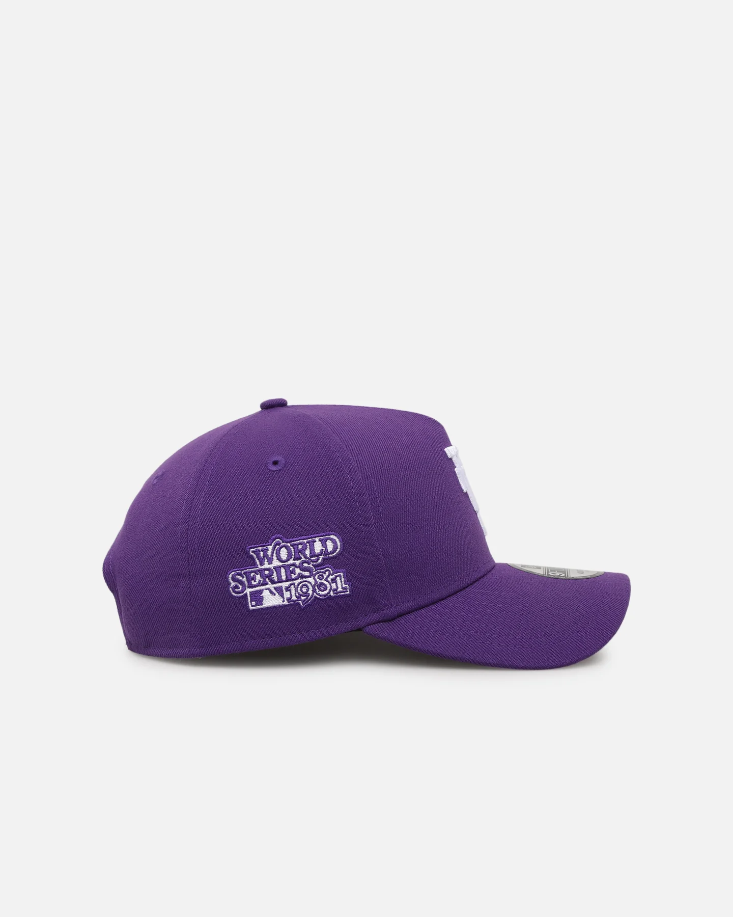 New Era Los Angeles Dodgers 'Upside Down LA Polychromatic' 9FORTY A-Frame Snapback Purple - Image 3