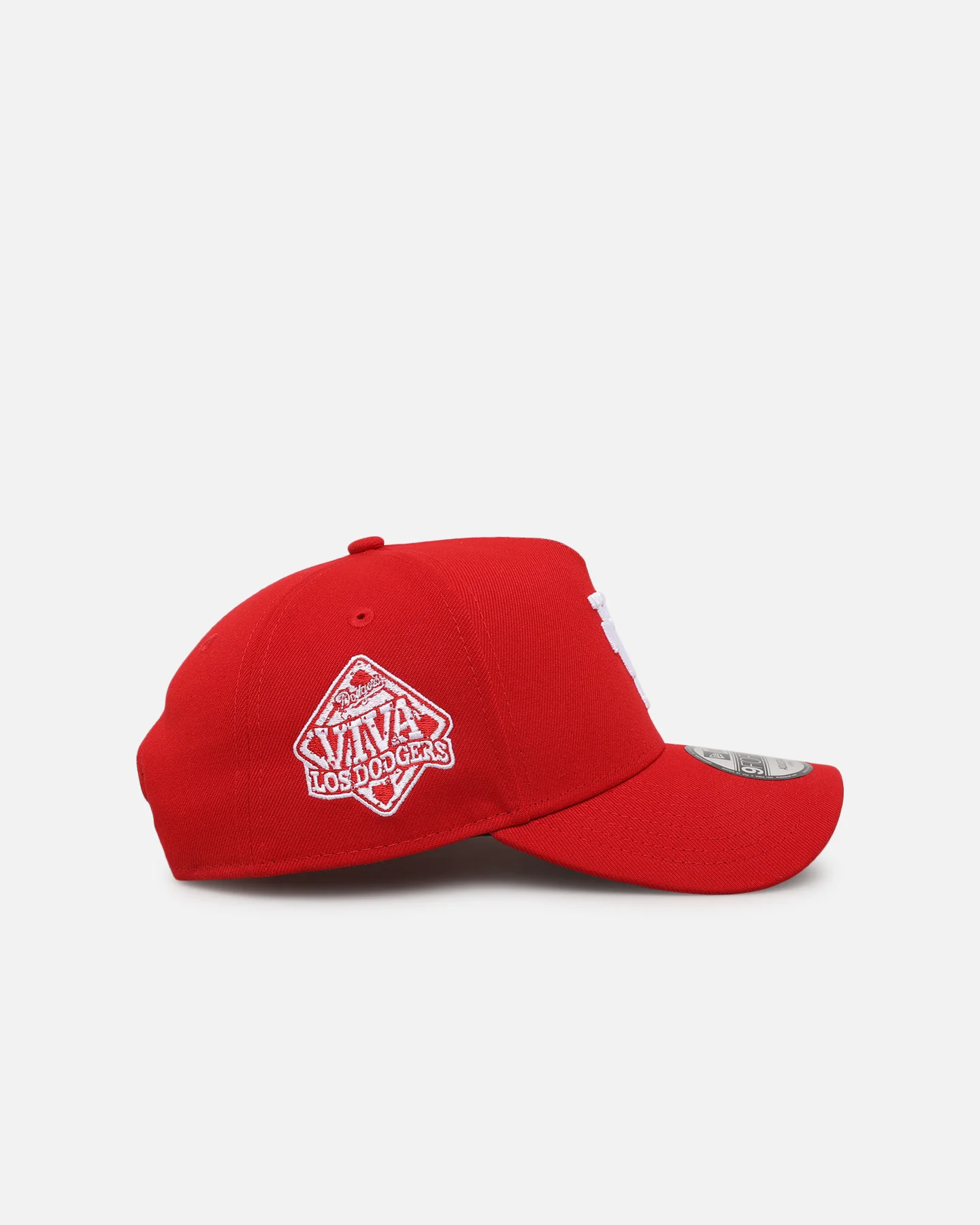 New Era Los Angeles Dodgers 'Upside Down LA Polychromatic' 9FORTY A-Frame Snapback Red - Image 3