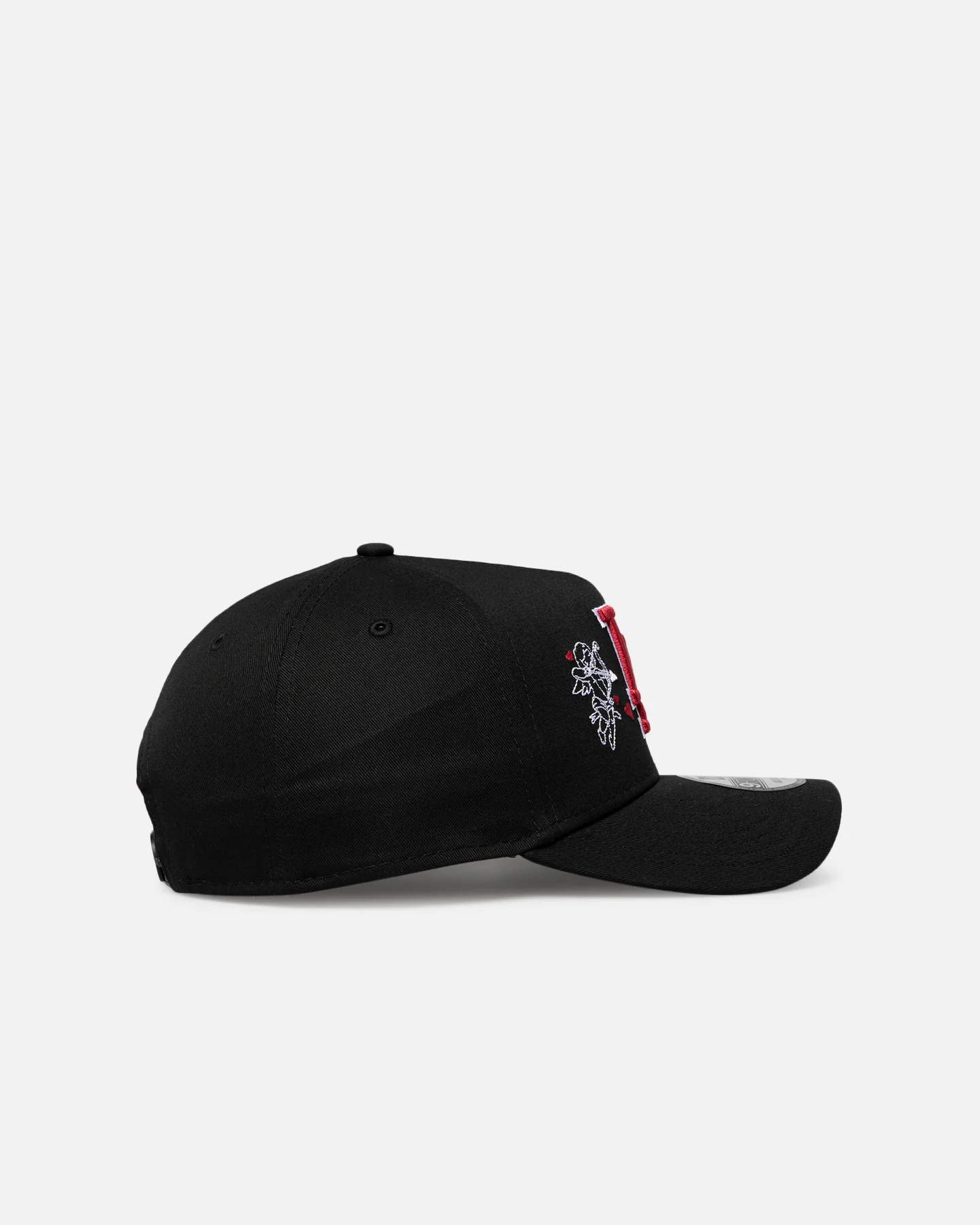 New Era Los Angeles Dodgers 'Valentines Day' 9FORTY A-Frame Snapback Black - Image 3