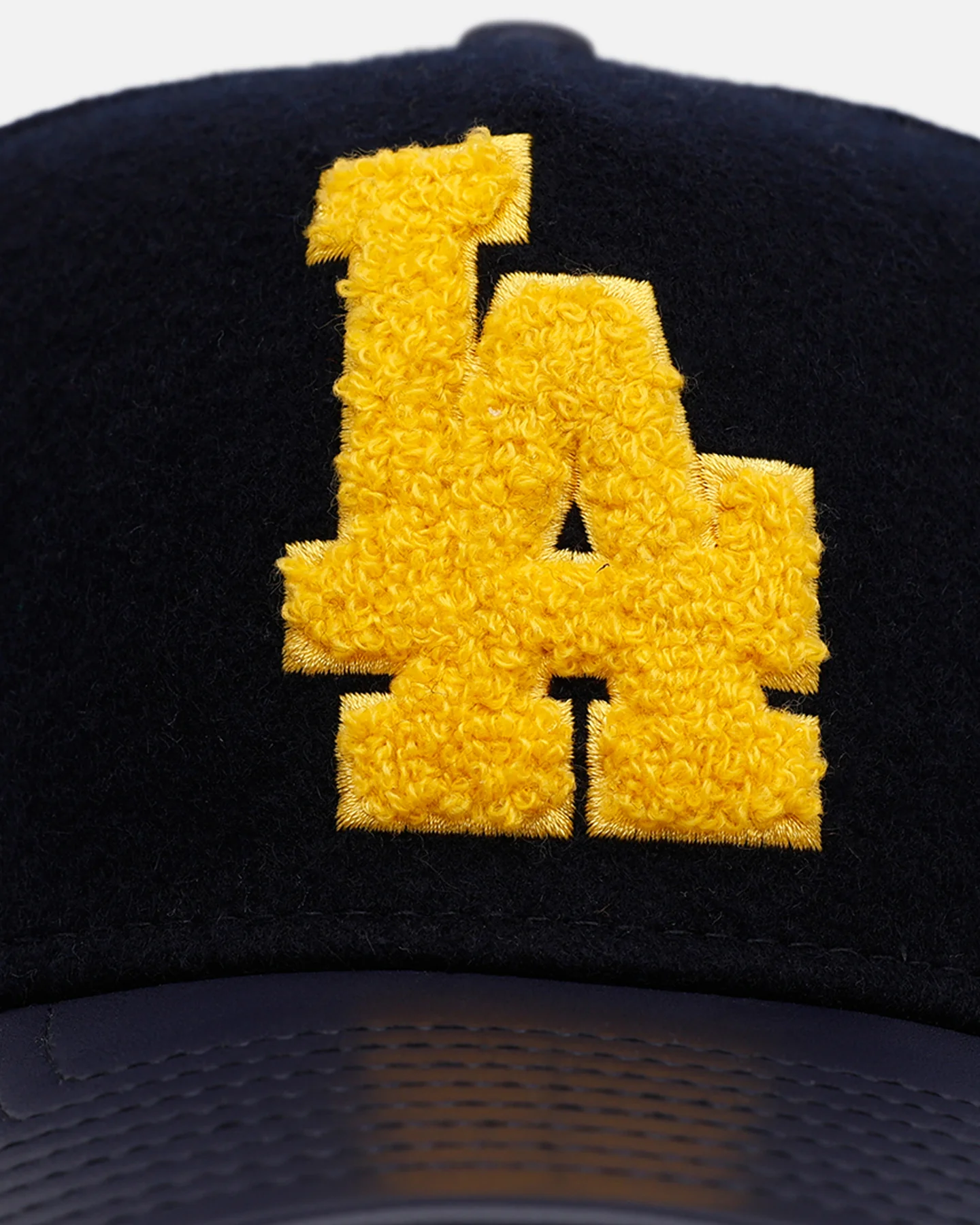 New Era Los Angeles Dodgers 'Varsity' 9FORTY A-Frame Strapback Navy - Image 5