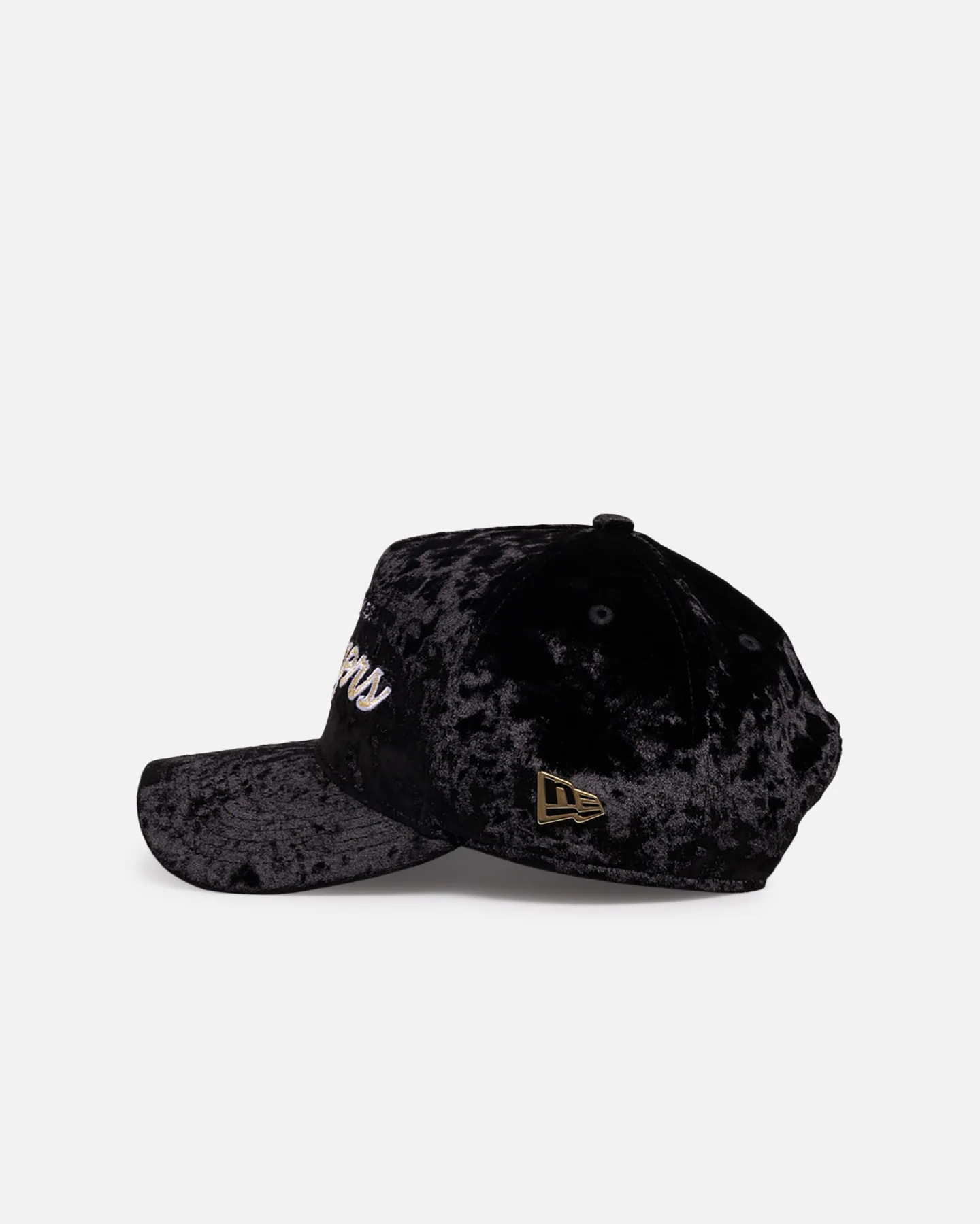 New Era Los Angeles Dodgers 'Velvet' 9FORTY A-Frame Snapback Black/Gold - Image 4