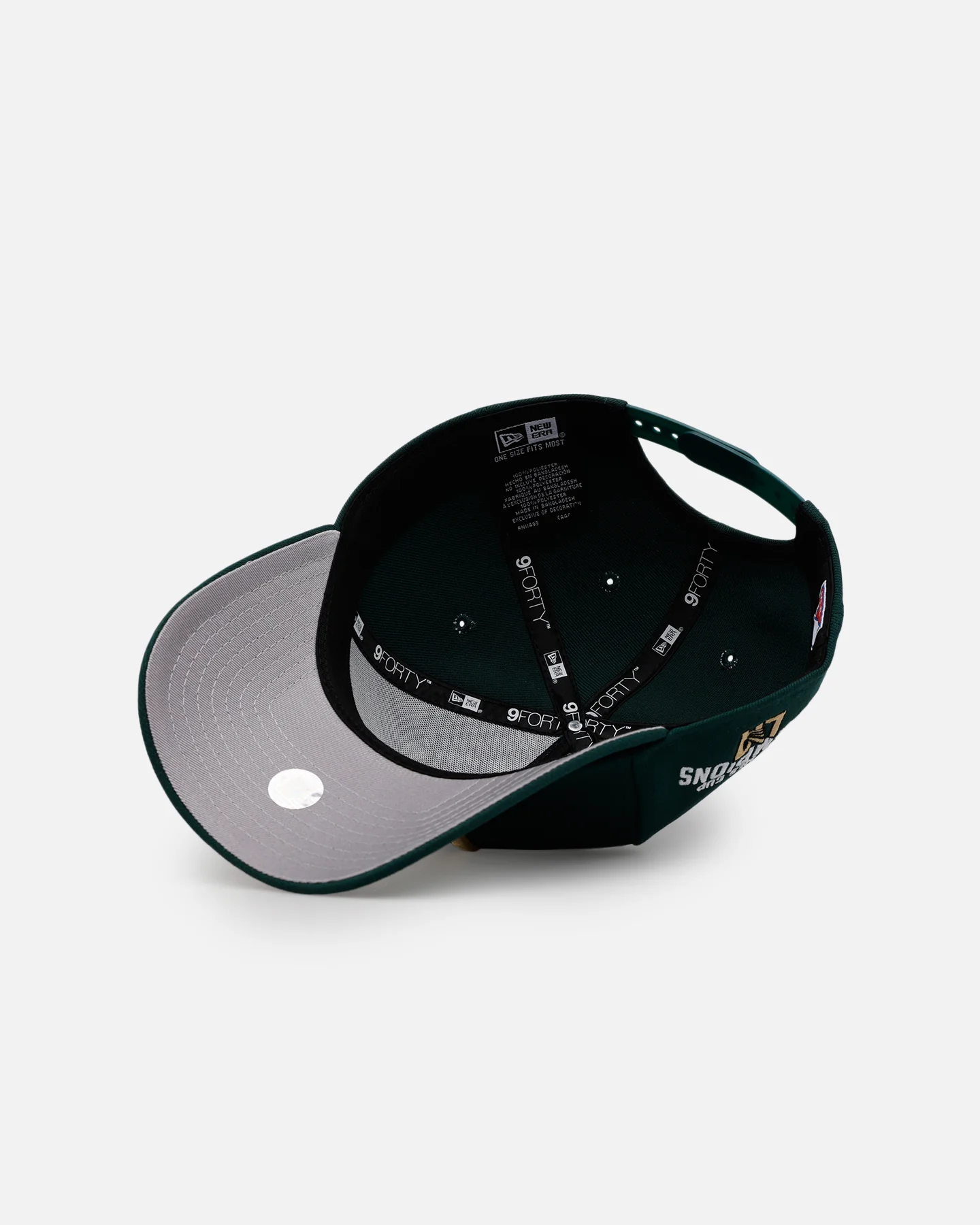 New Era Los Angeles FC 'Evergreen' 9FORTY A-Frame Snapback Dark Green - Image 6