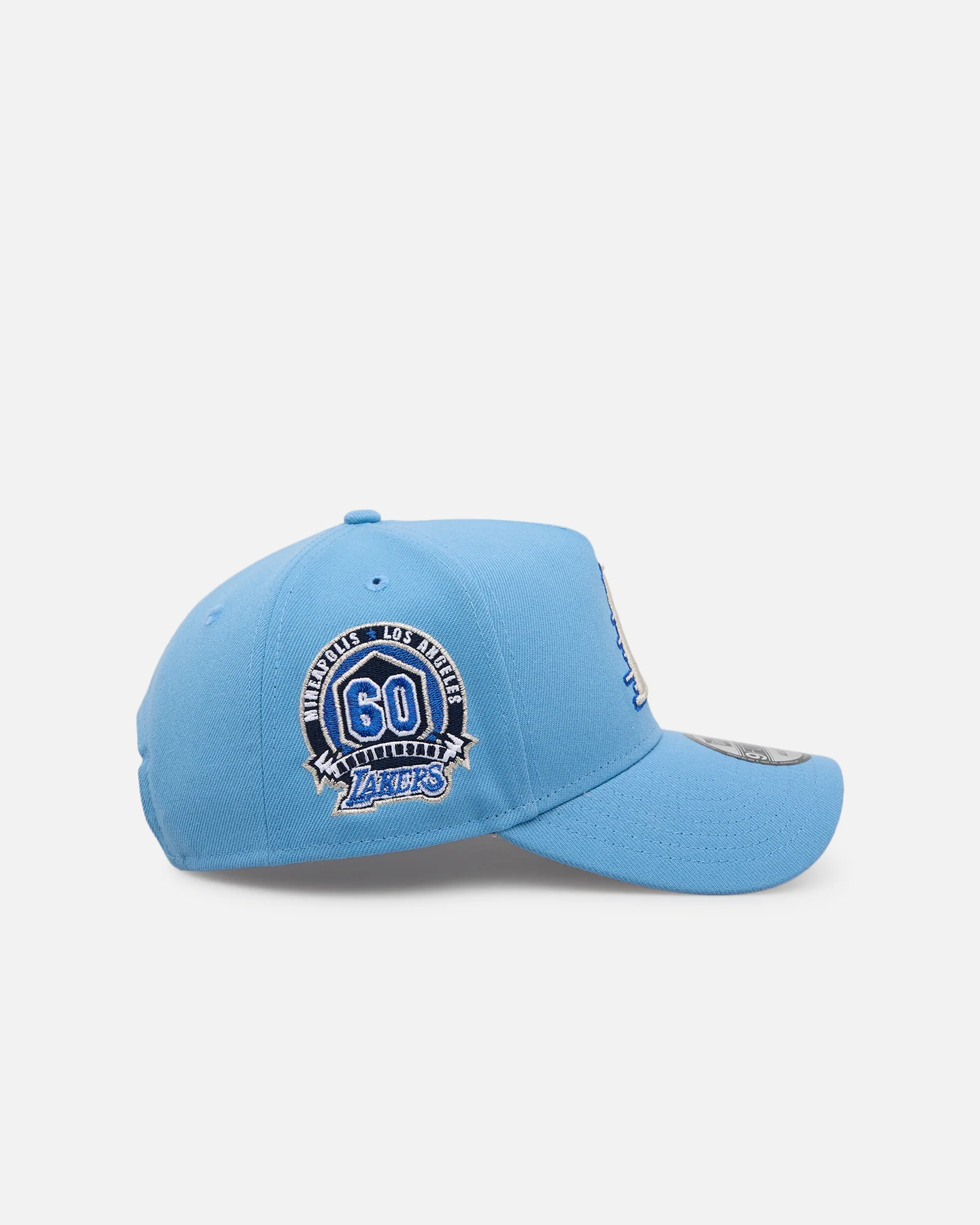 New Era Los Angeles Lakers 'Black Sky Blue' 9FORTY A-Frame Snapback Sky Blue - Image 3