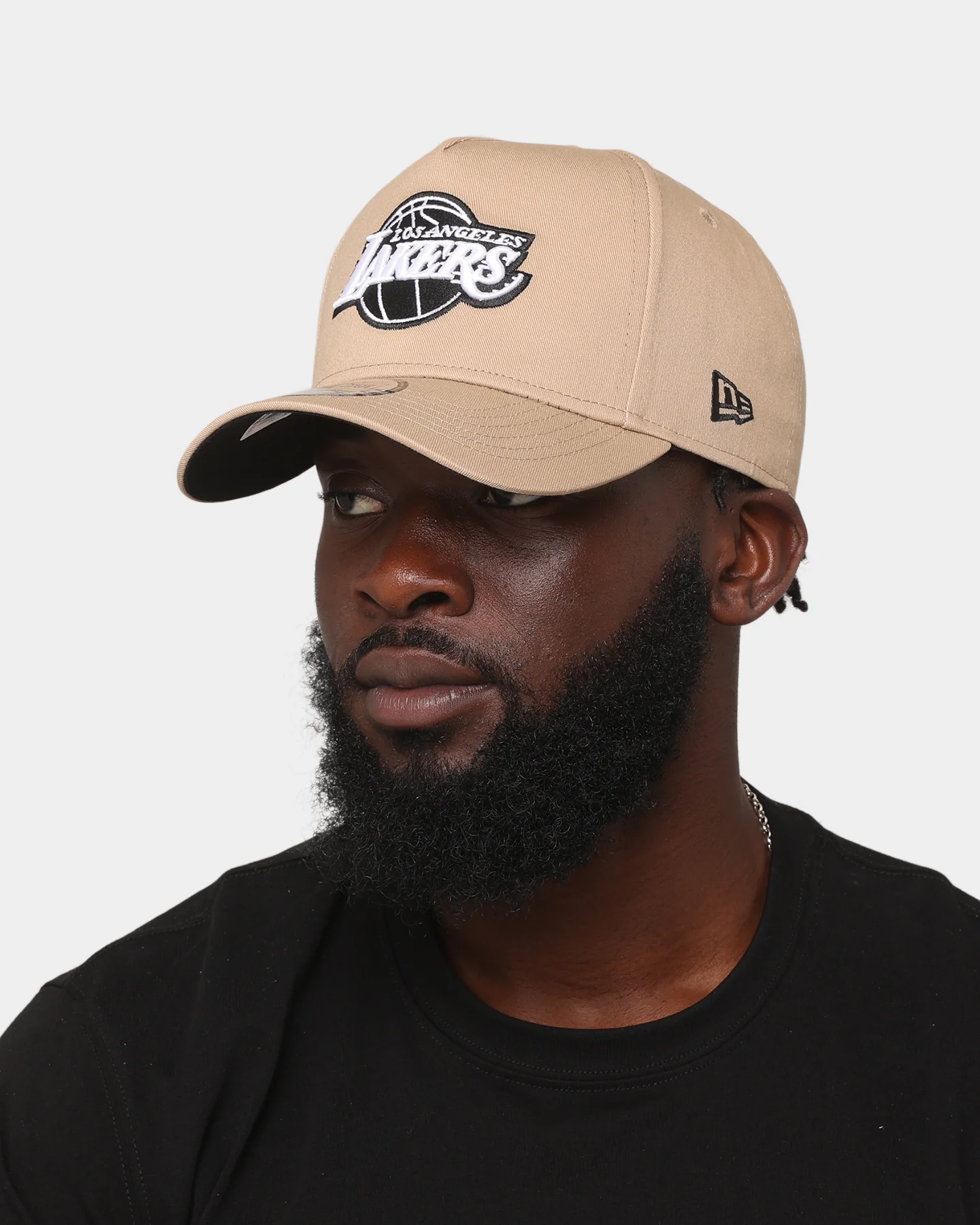 New Era Los Angeles Lakers 'Camel Black White' 9FORTY K-Frame Snapback Camel/Black - Image 2
