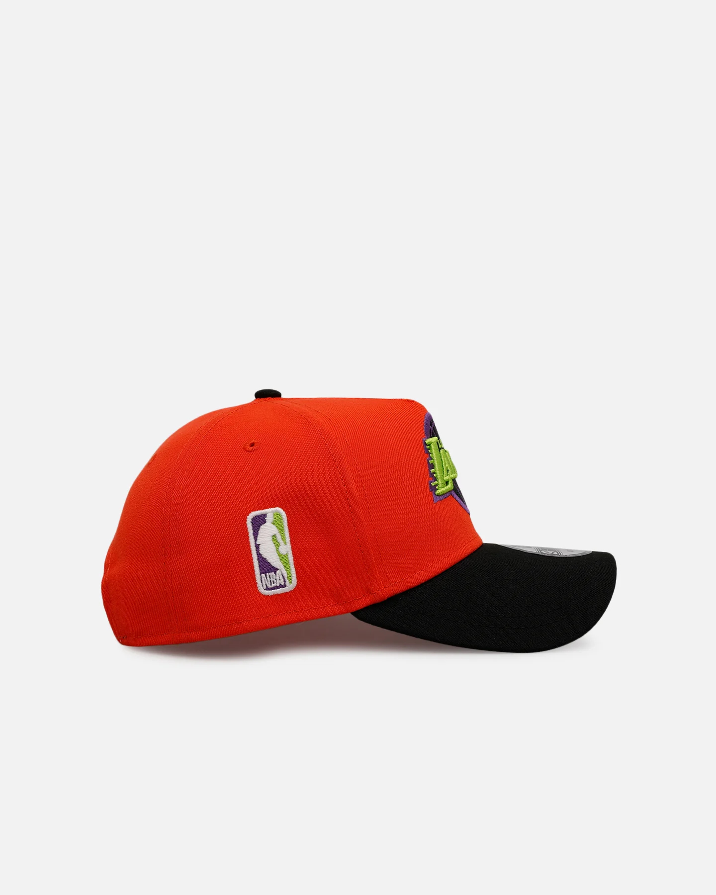 New Era Los Angeles Lakers 'Halloween' 9FORTY A-Frame Snapback Orange/Black - Image 3