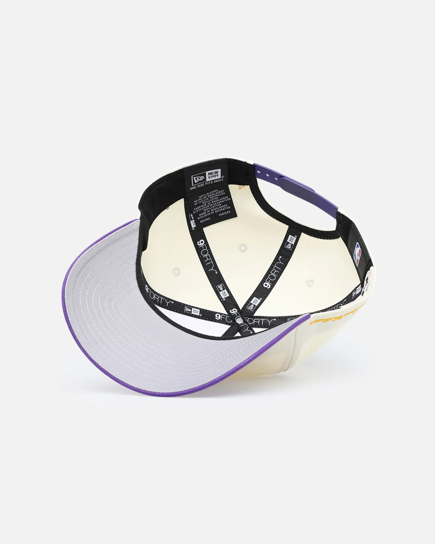 New Era Los Angeles Lakers 'NBA X Hyperfly' 9FORTY A-Frame Snapback Chrome White - Image 6