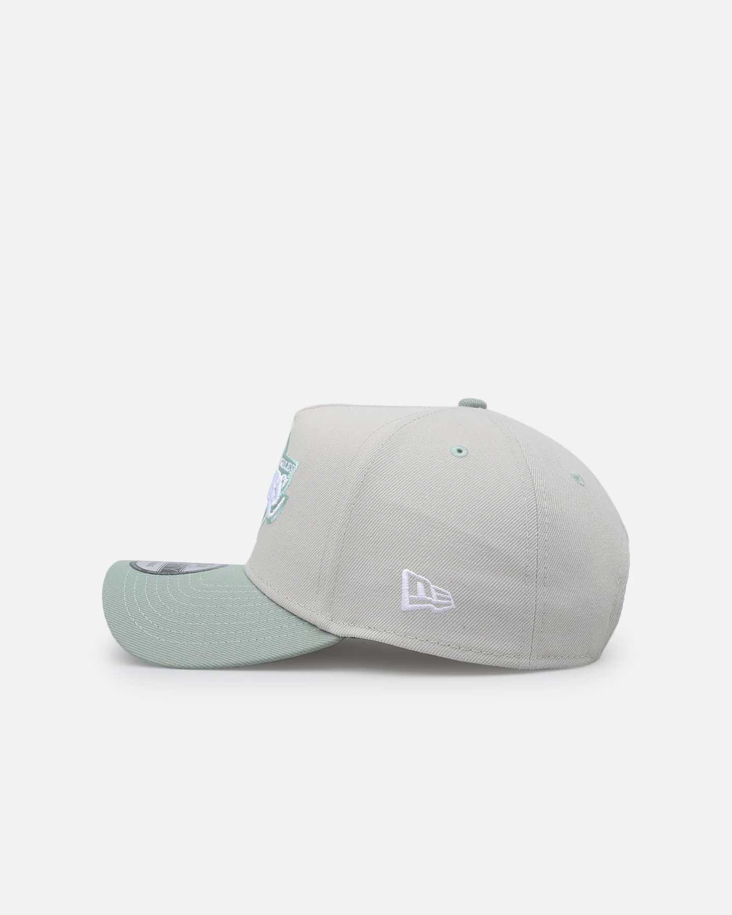 New Era Los Angeles Lakers 'Sea Glass' 9FORTY A-Frame Snapback Stone/Green - Image 4