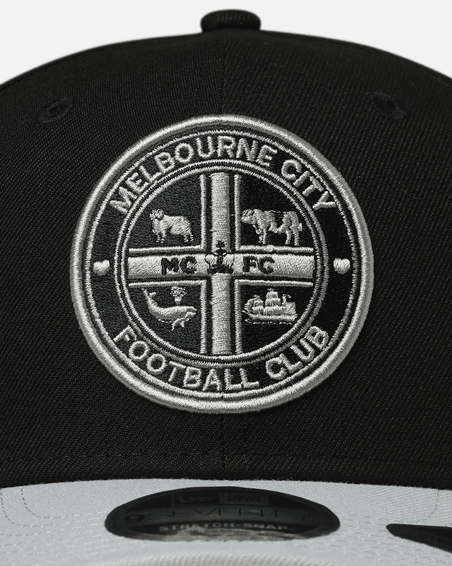 New Era Melbourne City FC 'A-League Season Kick Off' 9SEVENTY Stretch Snapback Black - Image 5