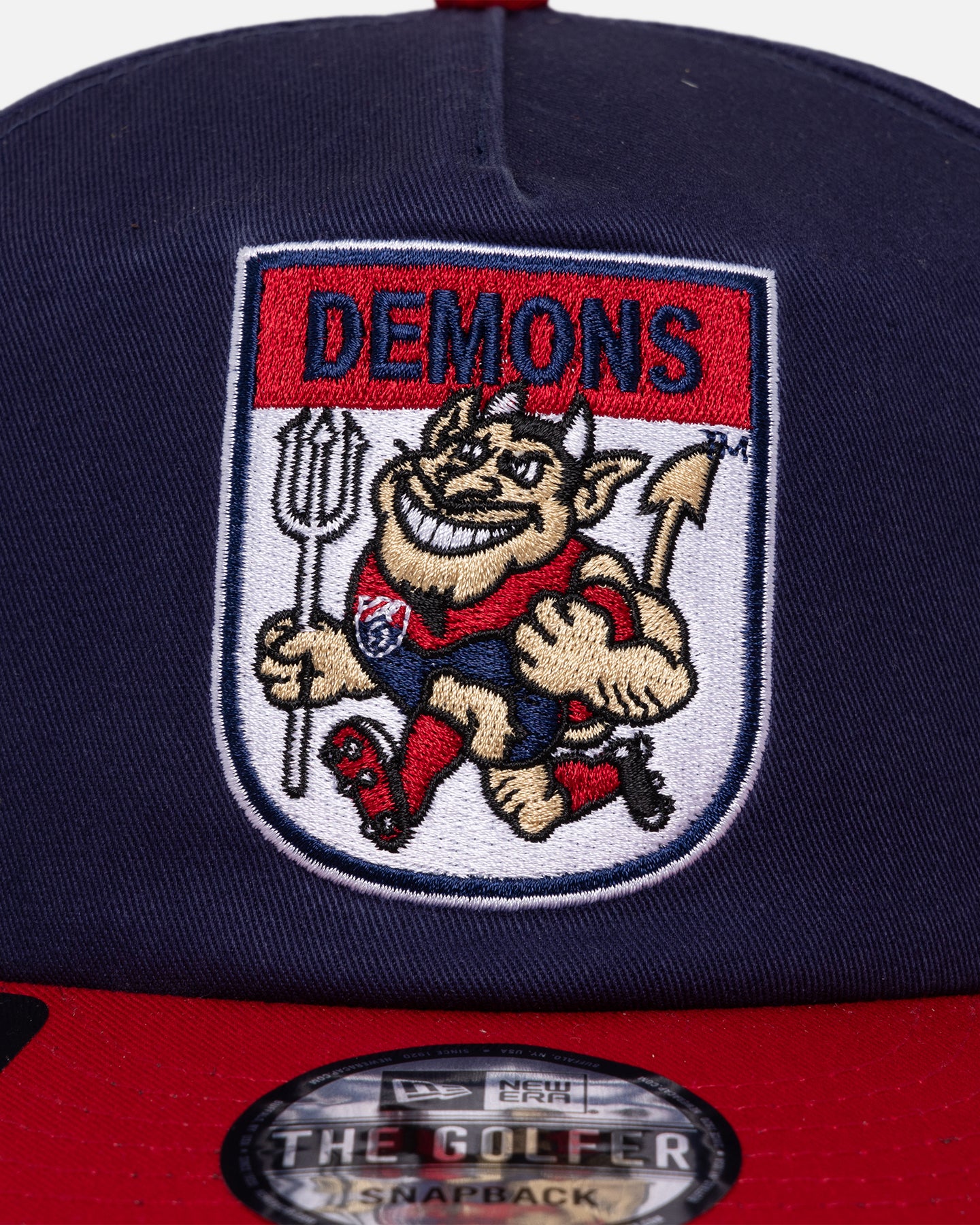 New Era Melbourne Demons Official Team Golfer Snapback OTC - Image 5