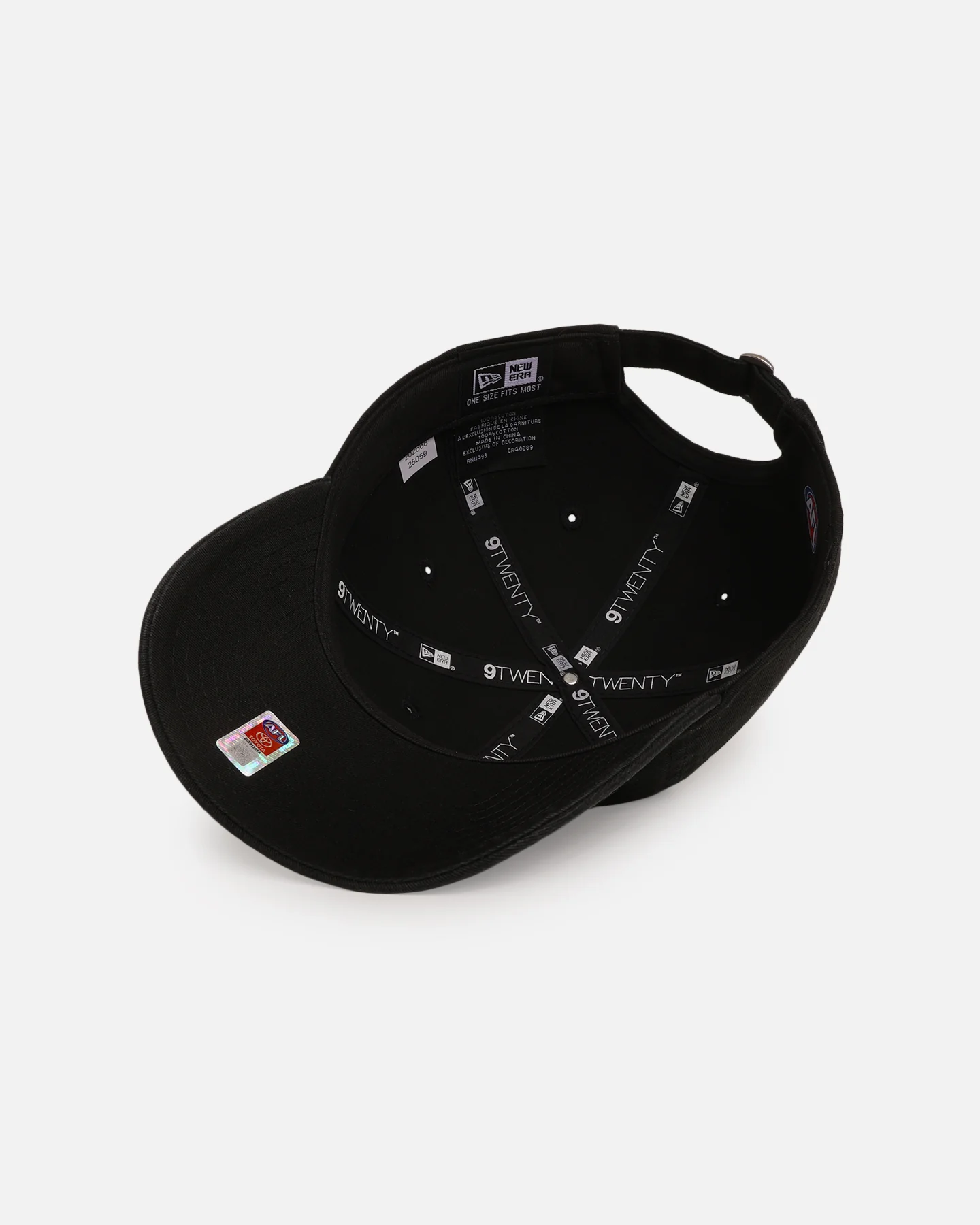 New Era Melbourne Football Club 'AFL Black & Gold' 9TWENTY Strapback Black/Gold - Image 6