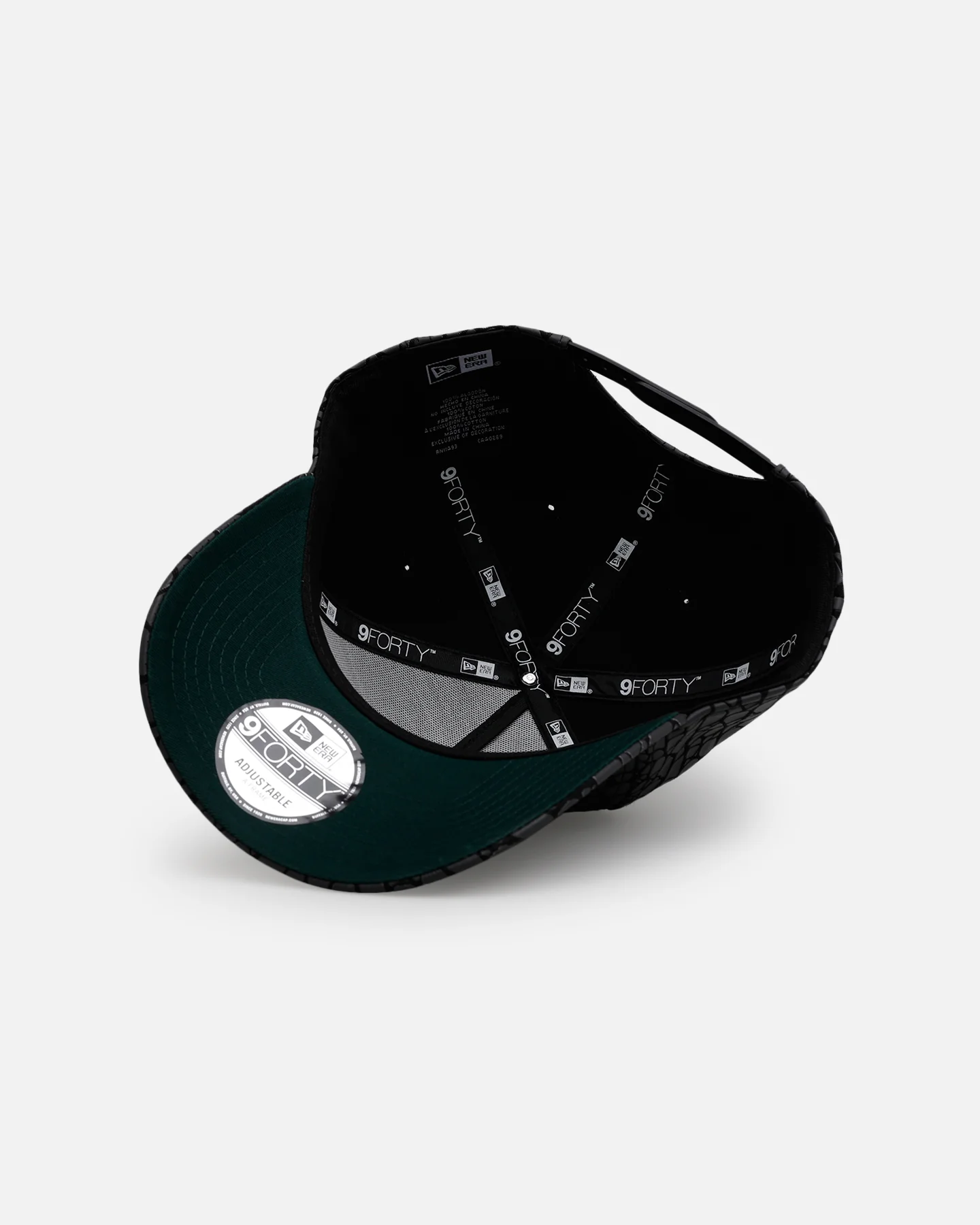 New Era Mexico National Baseball Team 'Croc Skin' 9FORTY A-Frame Snapback Black - Image 6