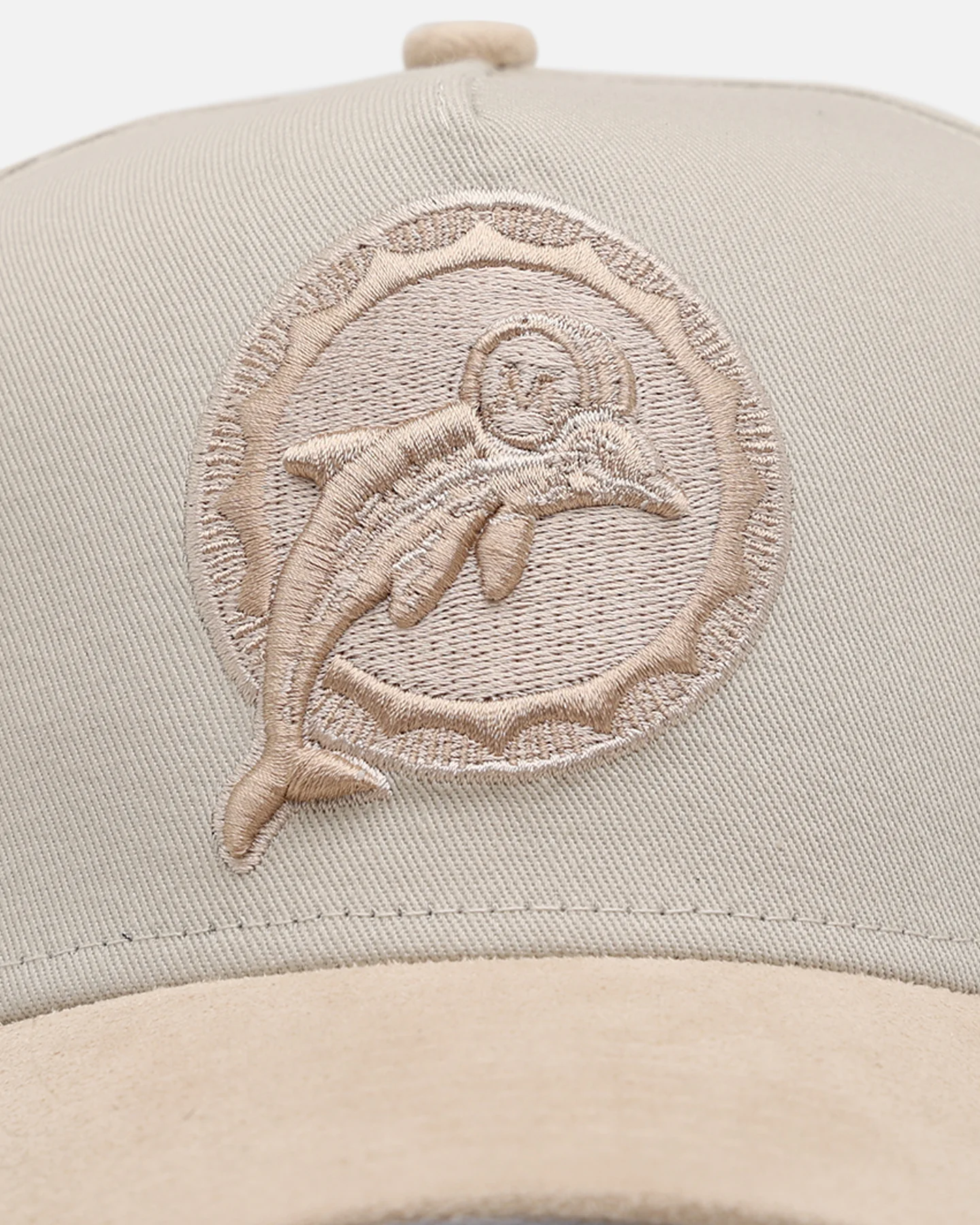 New Era Miami Dolphins 'Cream Suede' 9FORTY A-Frame Strapback Stone/Oatmilk - Image 6
