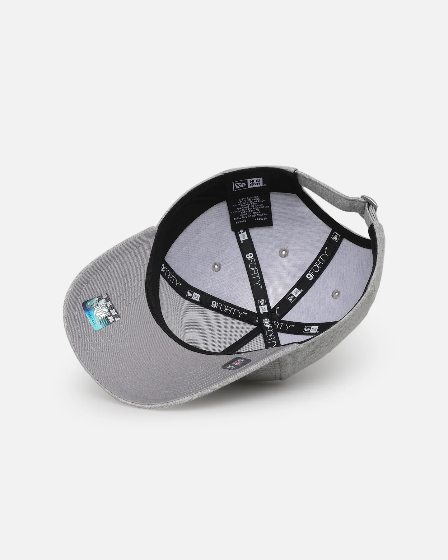 New Era Miami Dolphins 'Cozy' 9FORTY A-Frame Strapback Heather Grey - Image 6