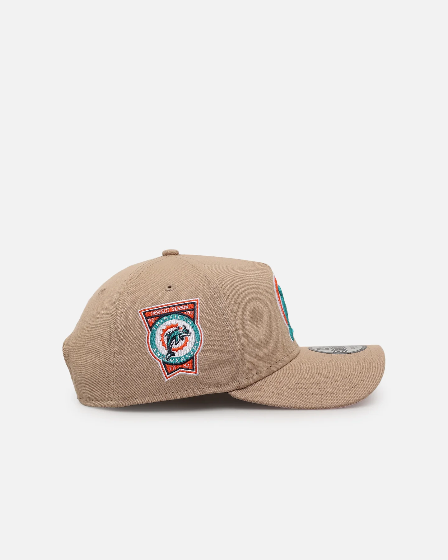 New Era Miami Dolphins 'Tan Pink' 9FORTY A-Frame Snapback Tan - Image 3