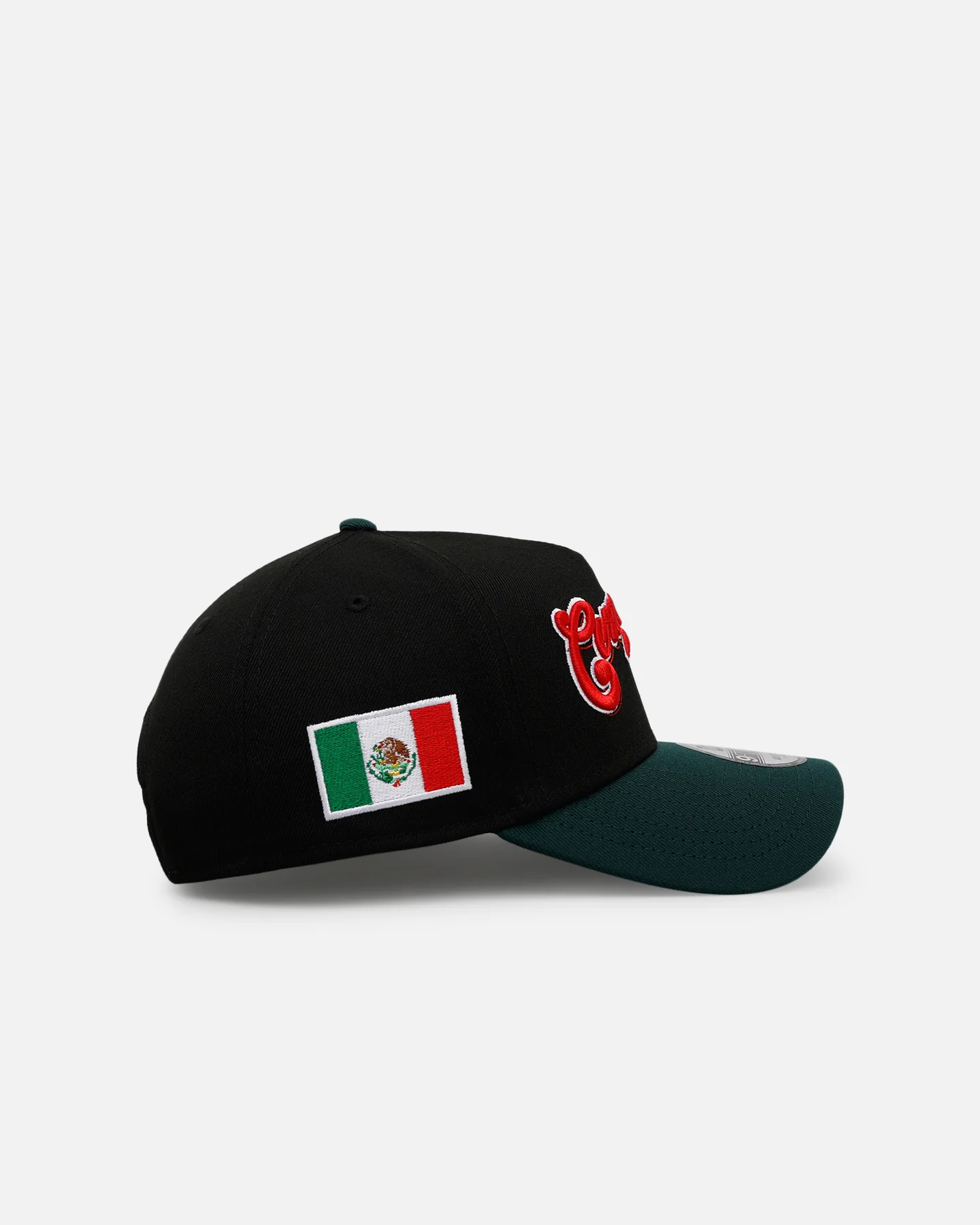 New Era Milwaukee Brewers 'Mexican Independence Day 2.0' 9FORTY A-Frame Snapback Black/Green - Image 3