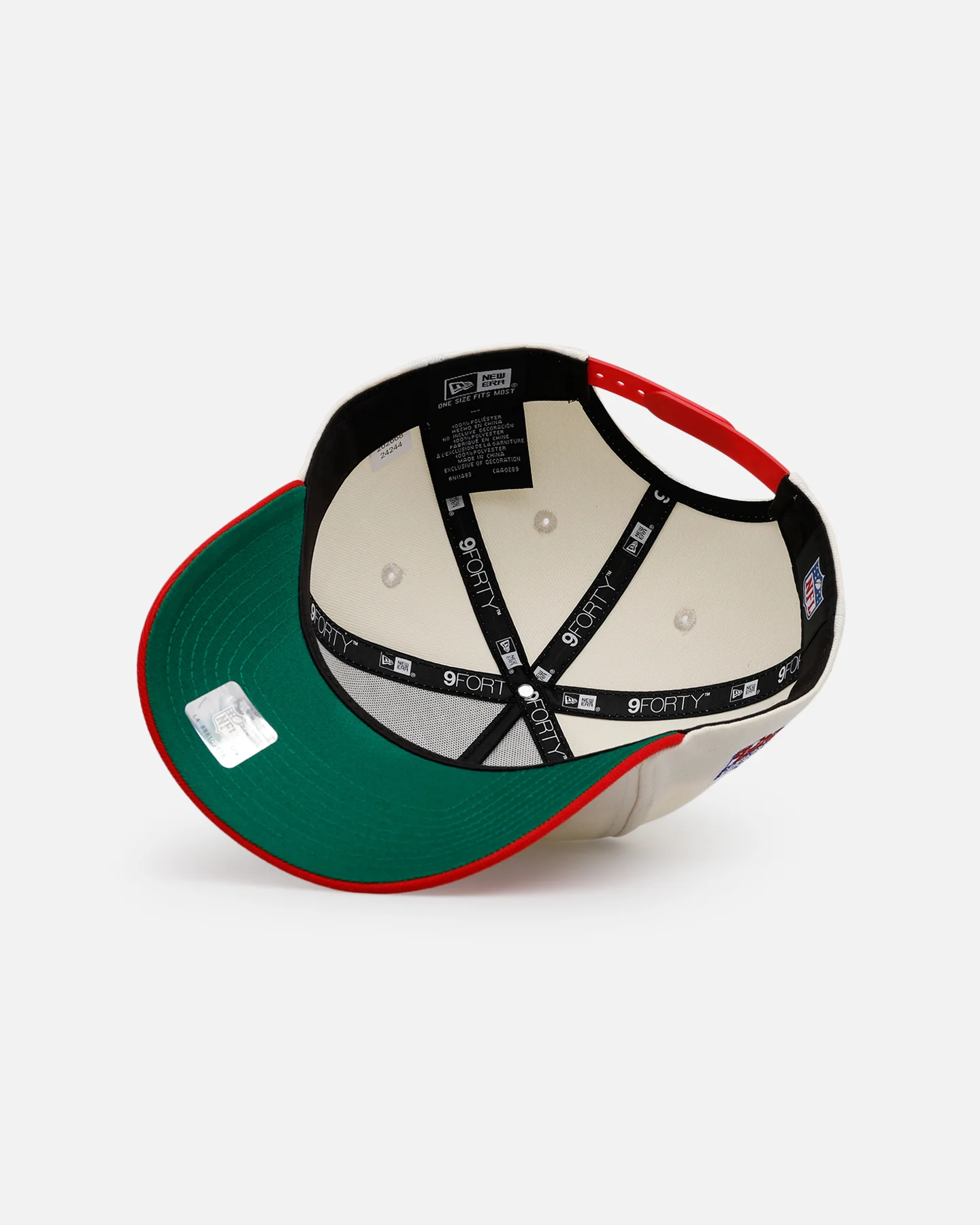 New Era New England Patriots 'Throwback Bowl' 9FORTY A-Frame Snapback Chrome/OTC - Image 6