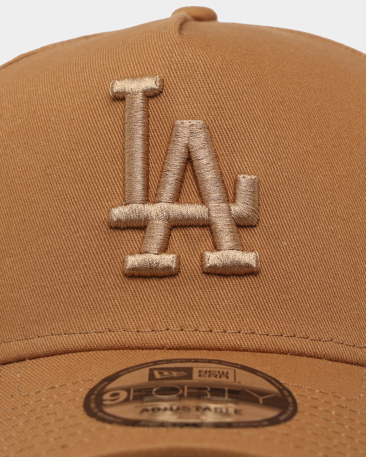 New Era Los Angeles Dodgers Tonal 9FORTY A-Frame Snapback Wheat - Image 5