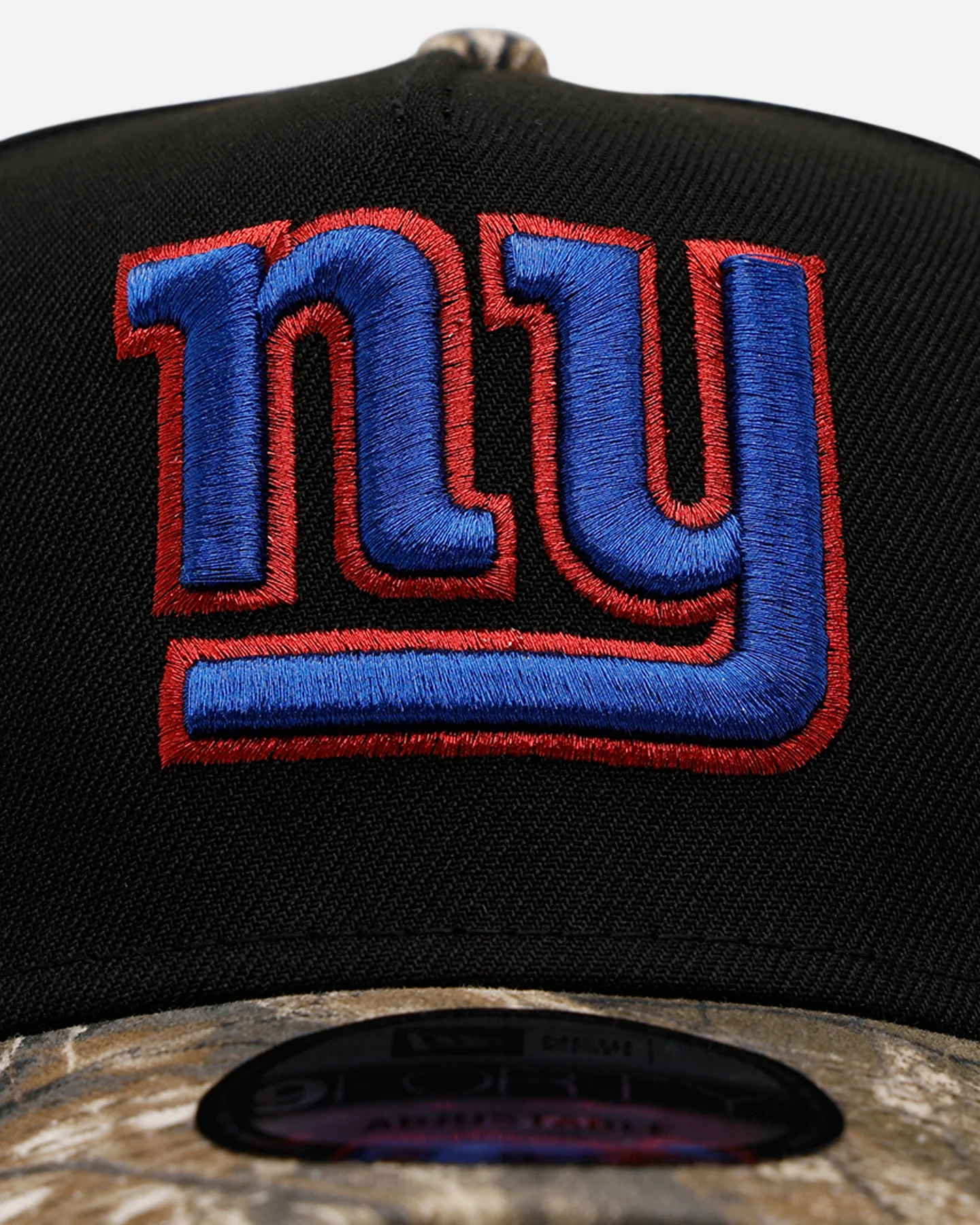 New Era New York Giants 'Black Crown Realtree Visor' 9FORTY A-Frame Snapback Realtree Edge/Black - Image 5