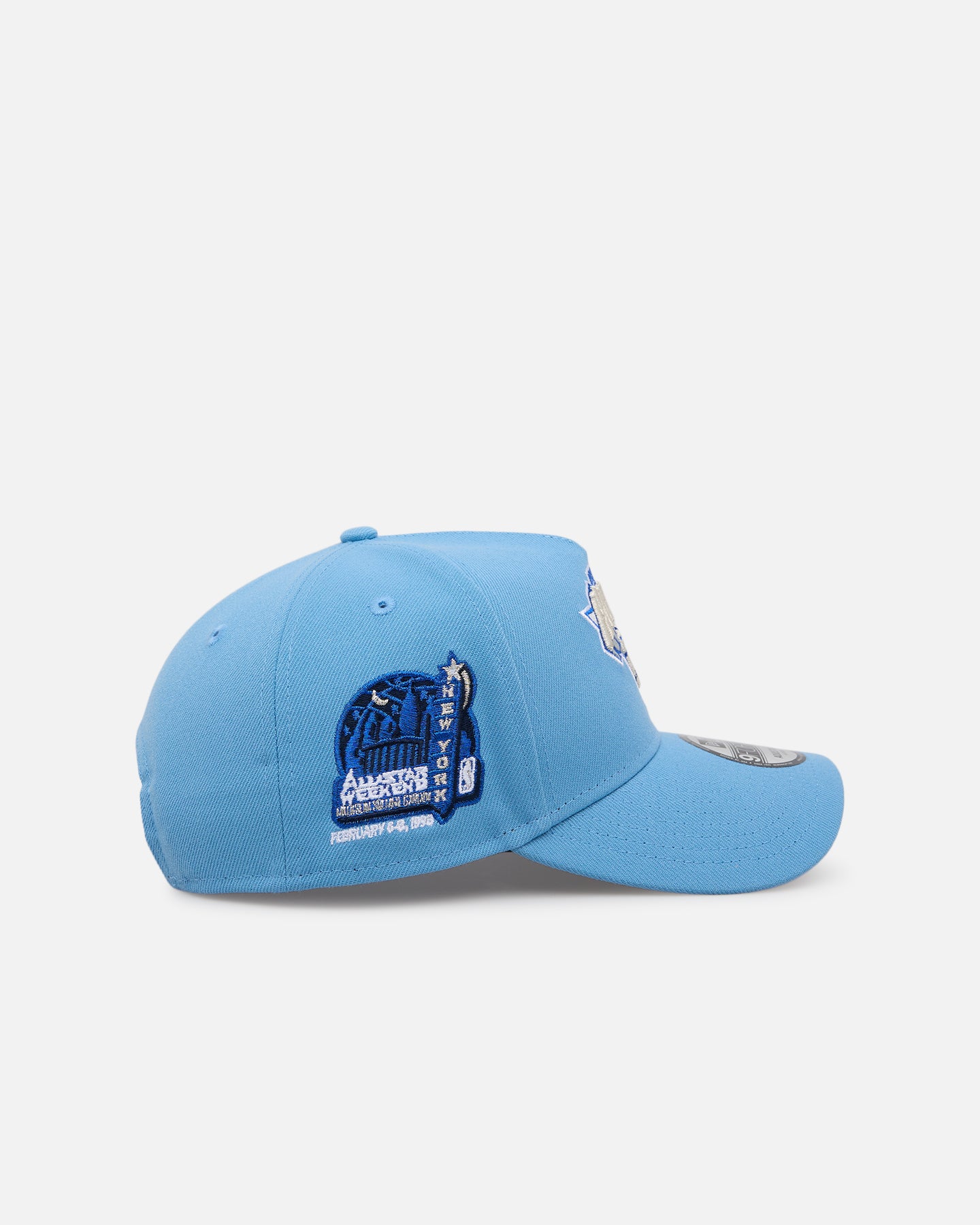New Era New York Knicks 'Black Sky Blue' 9FORTY A-Frame Snapback Sky Blue - Image 3