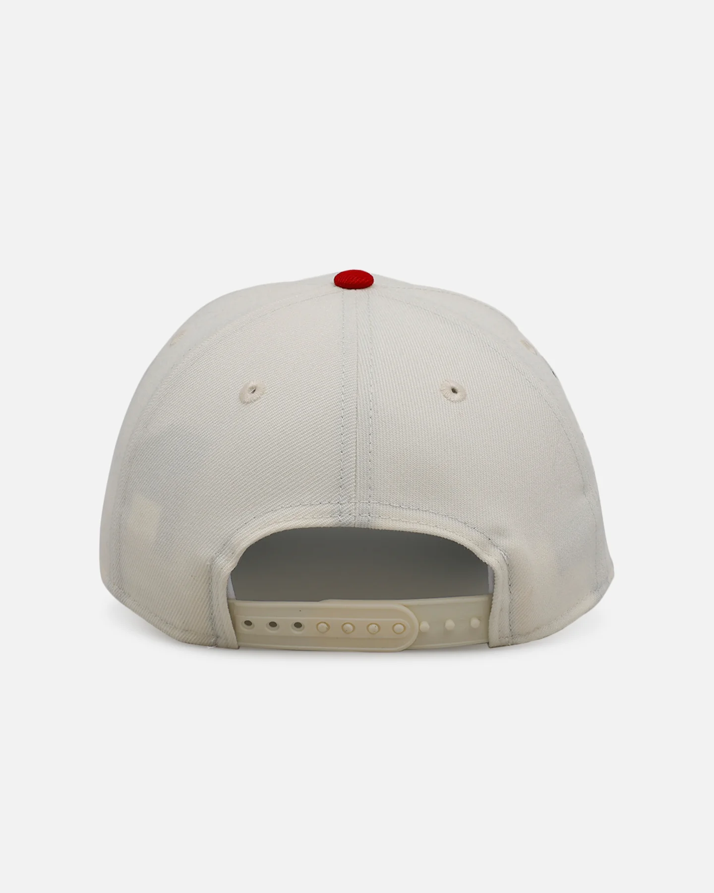New Era New York Knicks 'Strawberry' 9FORTY A-Frame Snapback Chrome/Red - Image 2