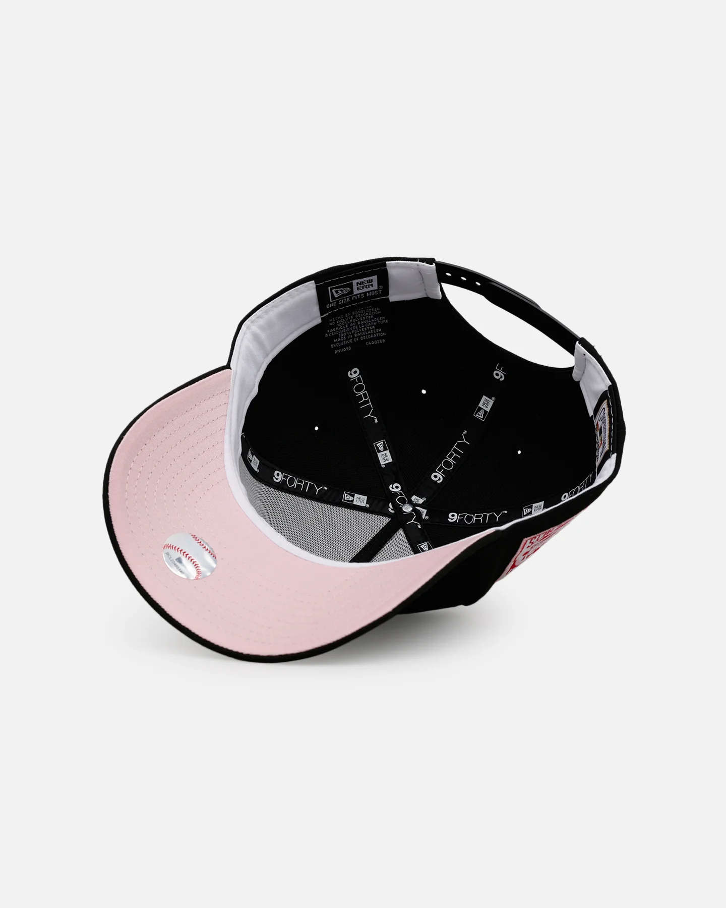 New Era New York Mets 'Black And Pink' 9FORTY A-Frame Snapback Black/Pink - Image 6