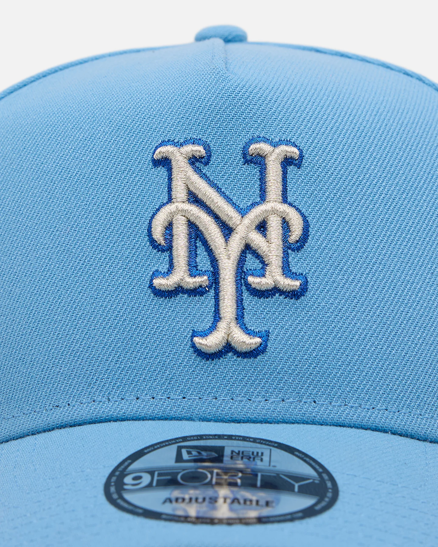 New Era New York Mets 'Black Sky Blue' 9FORTY A-Frame Snapback Sky Blue - Image 5
