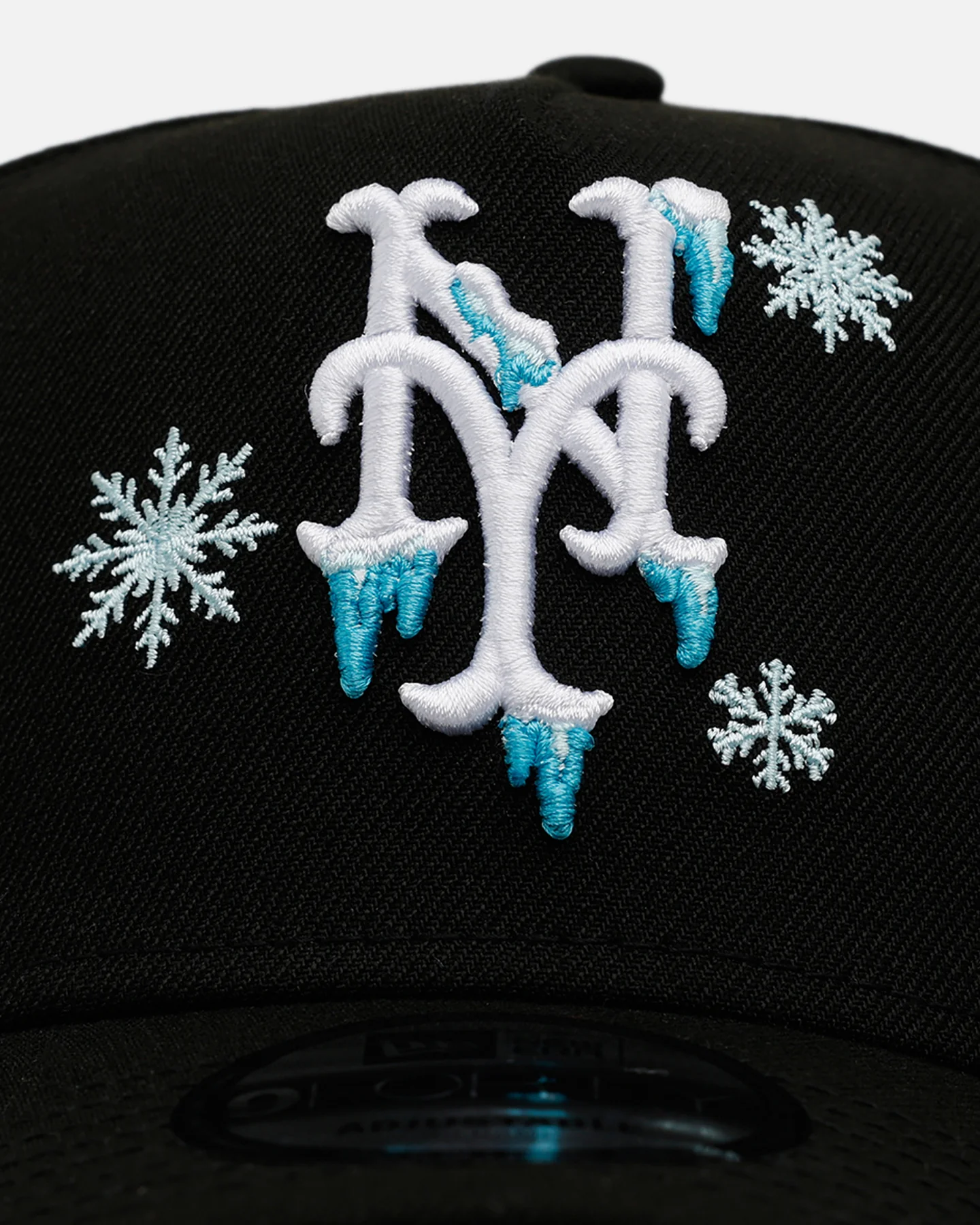 New Era New York Mets 'Cold As Ice' 9FORTY A-Frame Snapback Black - Image 5