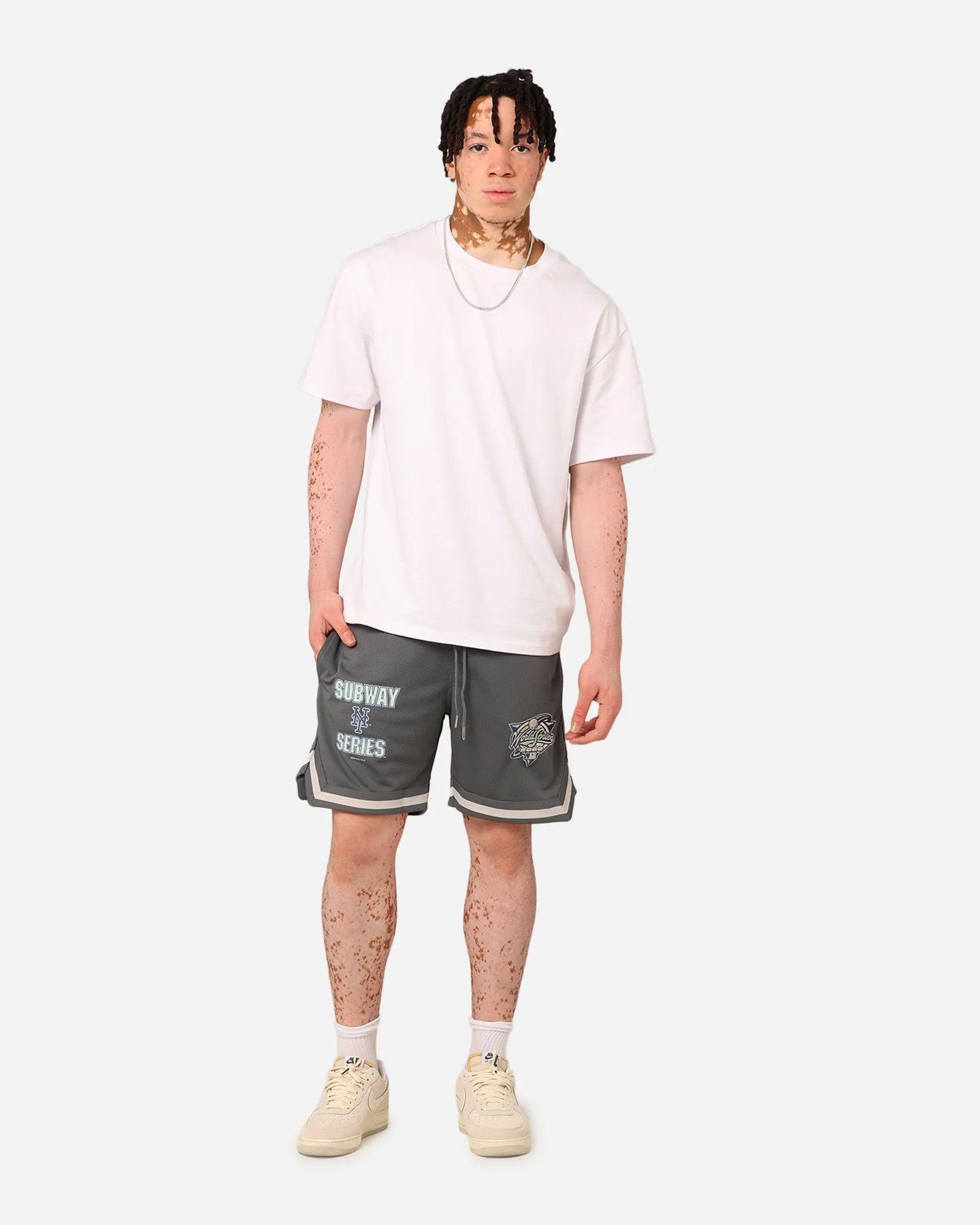 New Era New York Mets Mesh Shorts Iron - Image 2