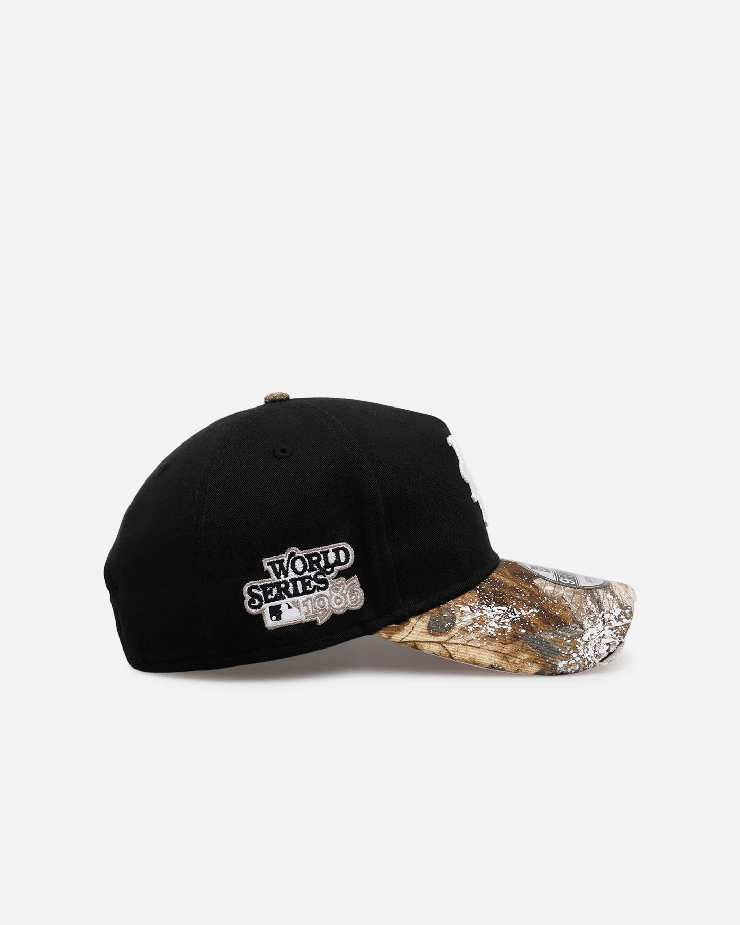 New Era New York Mets 'Seasoned Camo' 9FORTY A-Frame Snapback Black/Camo - Image 3