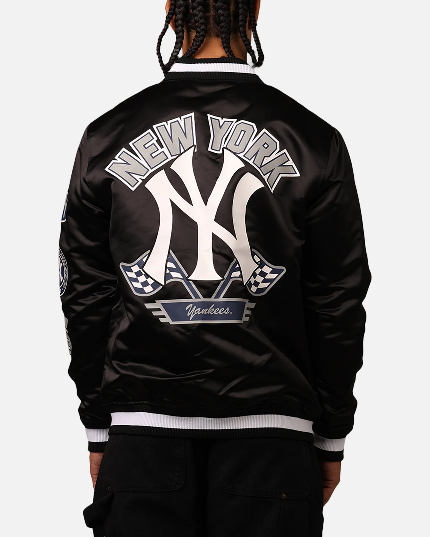 New Era New York Yankees 2024 Rally Drive Jacket Black/White - Image 2
