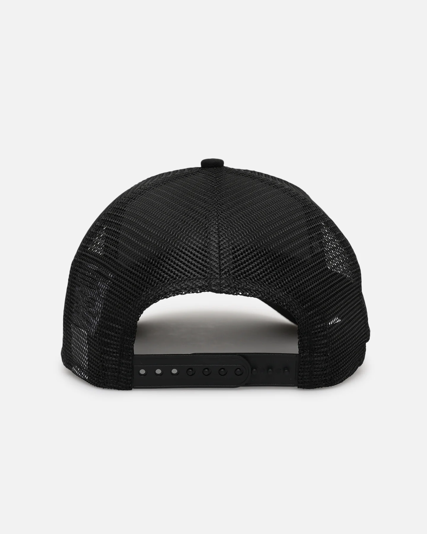 New Era New York Yankees 'Black All Over Mesh' 9FORTY A-Frame Trucker Snapback Black Rigid/Black - Image 2